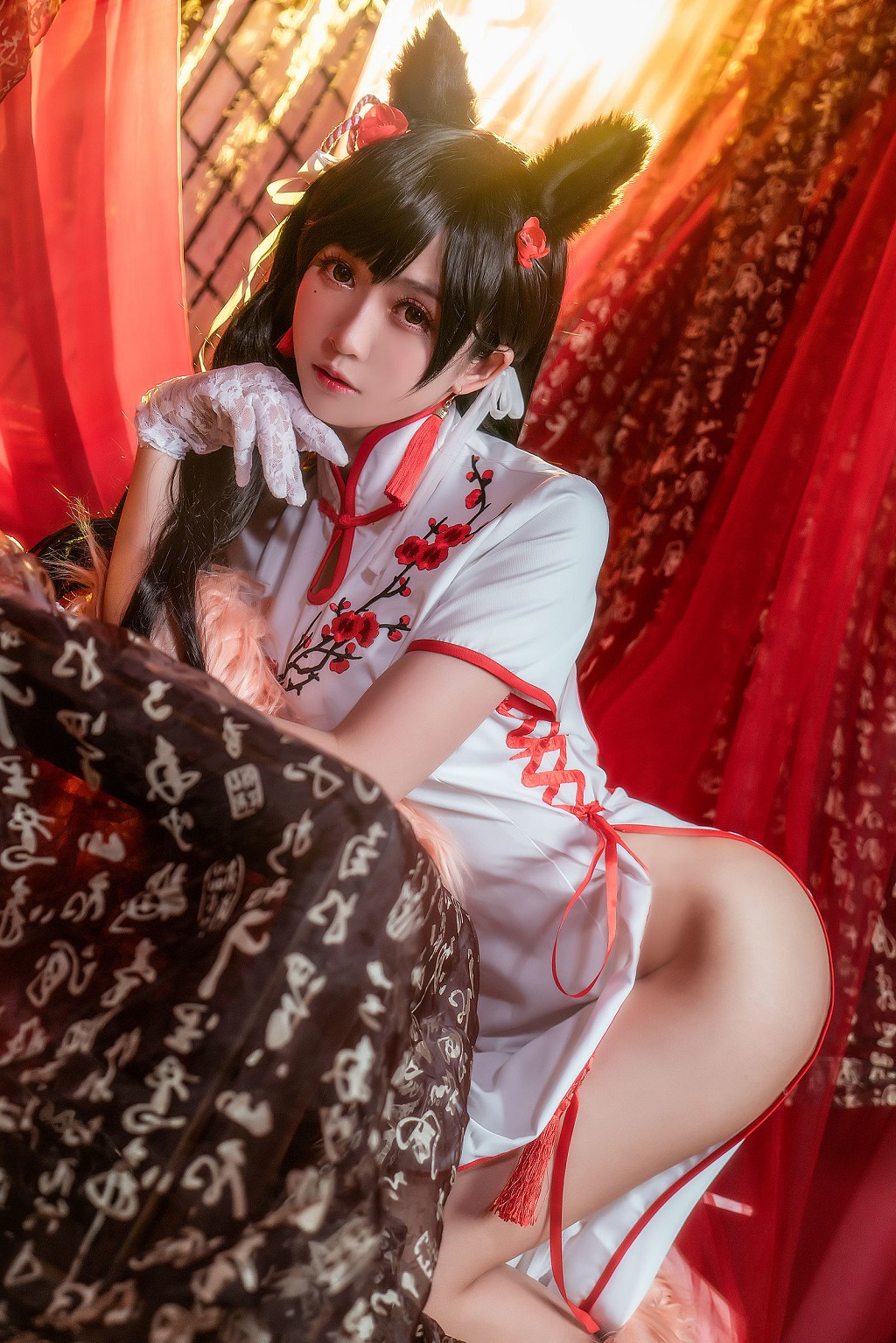 Eel Yu Fei Er 《Azur Lane + Qipao + Nữ phù thủy tóc đỏ》 [Cosplay mỹ nữ] Bộ sưu tập ảnh [34P
