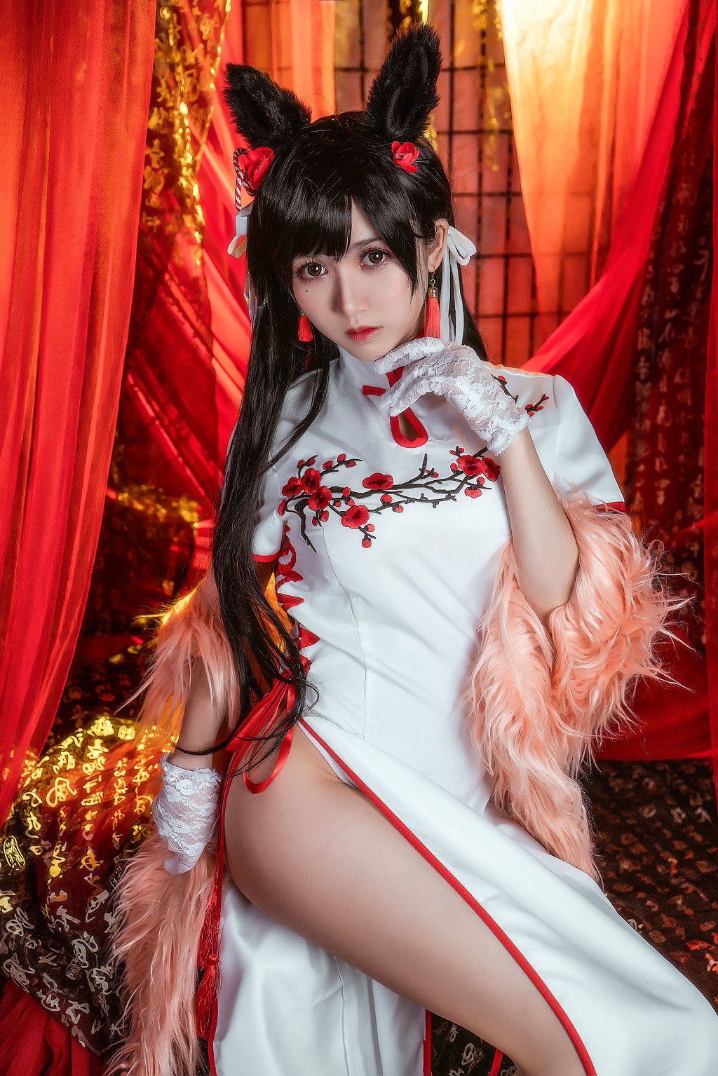 Eel Yu Fei Er 《Azur Lane + Qipao + Nữ phù thủy tóc đỏ》 [Cosplay mỹ nữ] Bộ sưu tập ảnh [34P
