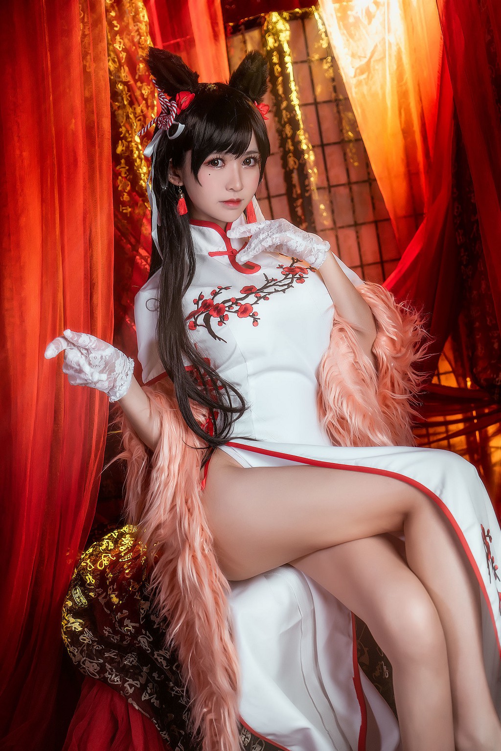 Eel Yu Fei Er 《Azur Lane + Qipao + Nữ phù thủy tóc đỏ》 [Cosplay mỹ nữ] Bộ sưu tập ảnh [34P