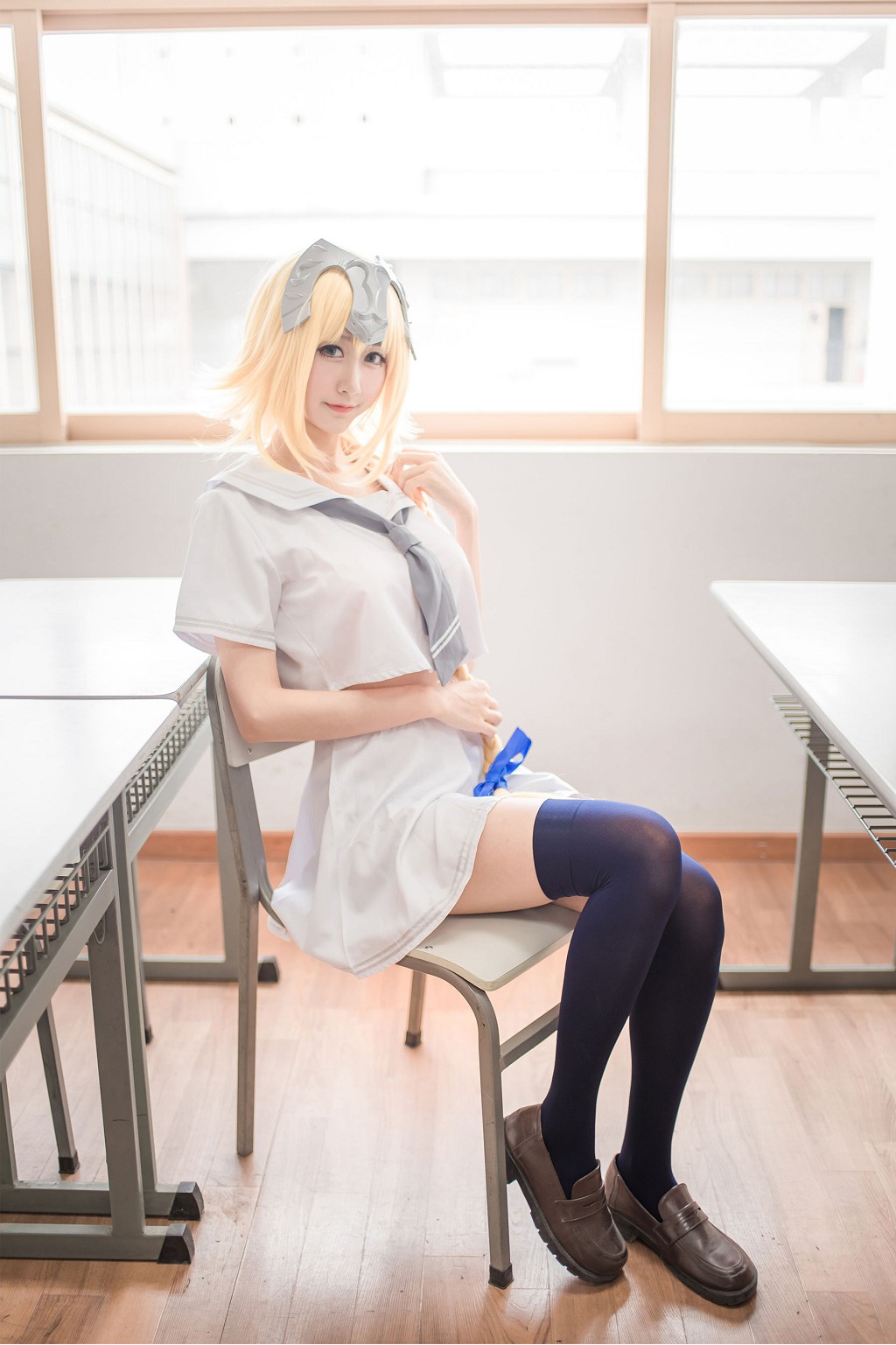 Mu Mian Mian "Joan of Arc (White)" [Cosplayer Beauty] Photobook [28P