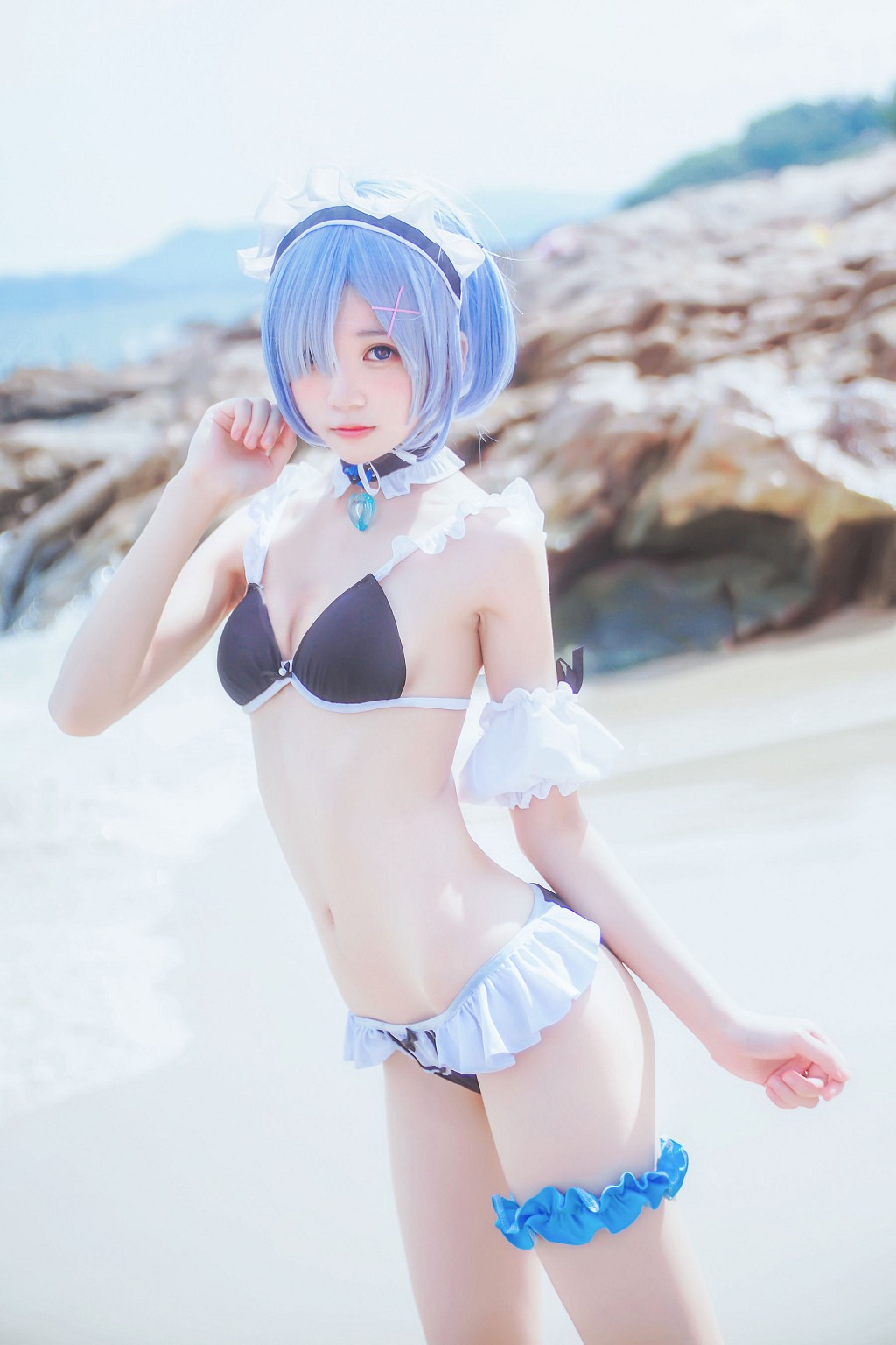 櫻桃喵《蕾姆COS》 [蘿莉COS] 寫真集[48P
