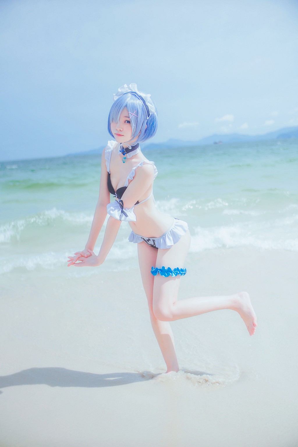 櫻桃喵《蕾姆COS》 [蘿莉COS] 寫真集[48P