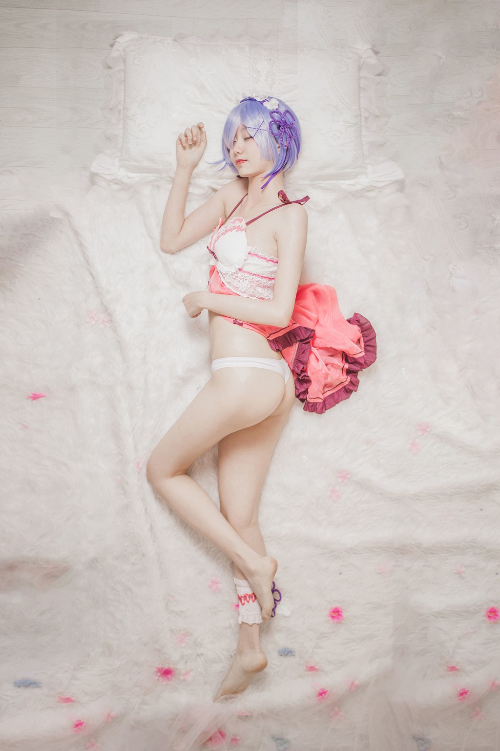 Mu Mianmian OwO "Rem Pajamas" [Cosplayer Beauty] Photobook [24P