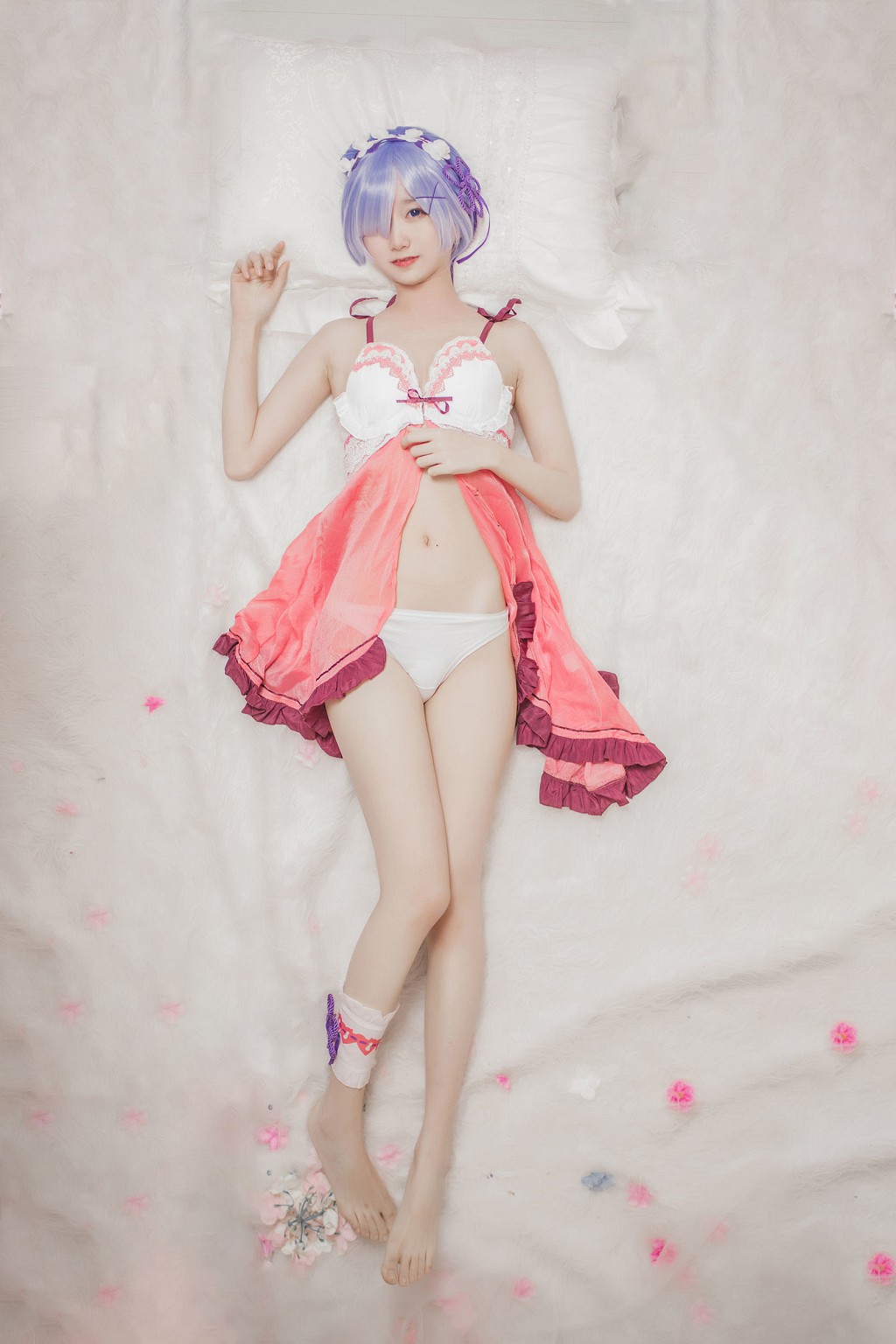 Mu Mianmian OwO "Rem Pajamas" [Cosplayer Beauty] Photobook [24P