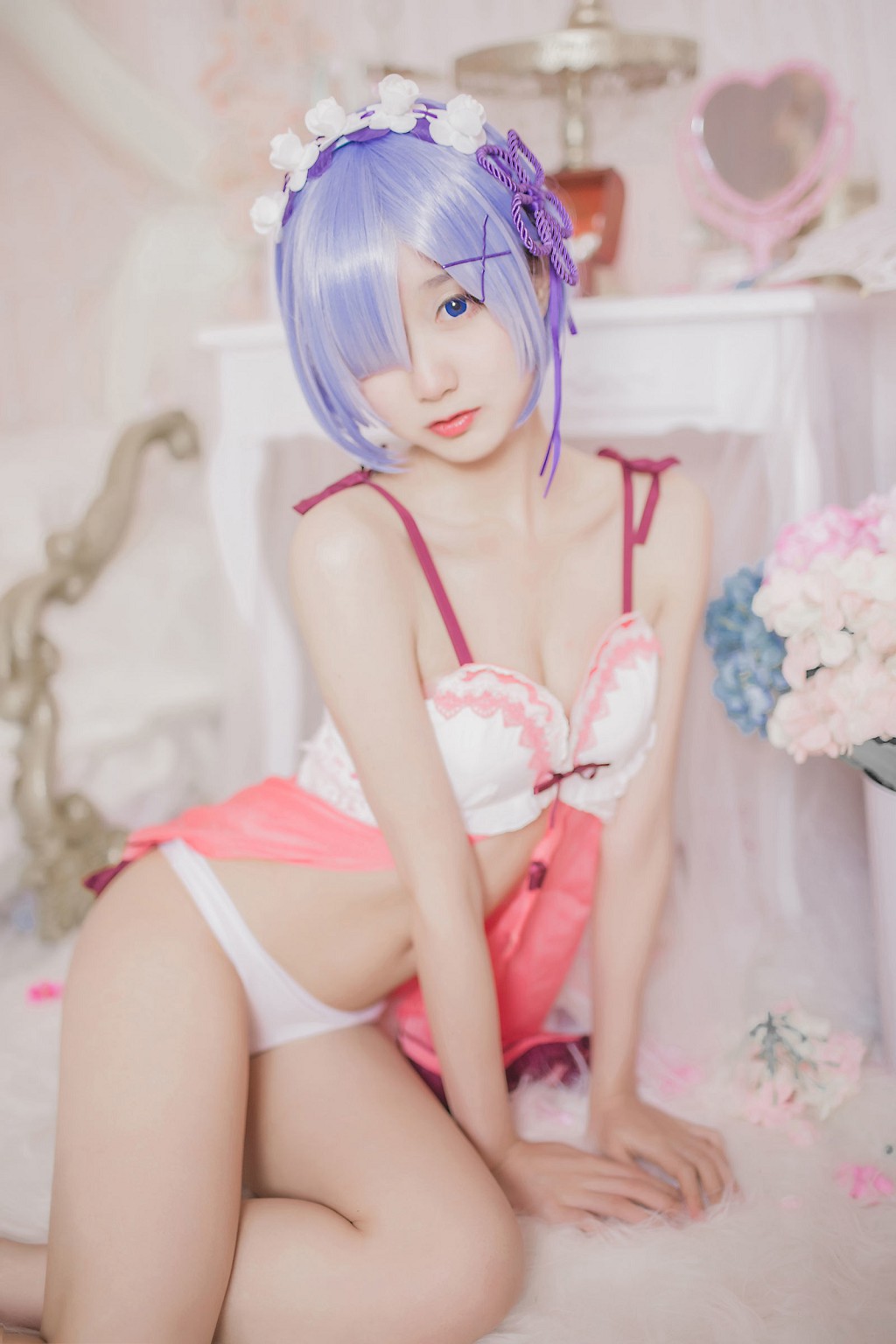 Mu Mianmian OwO "Rem Pajamas" [Cosplayer Beauty] Photobook [24P