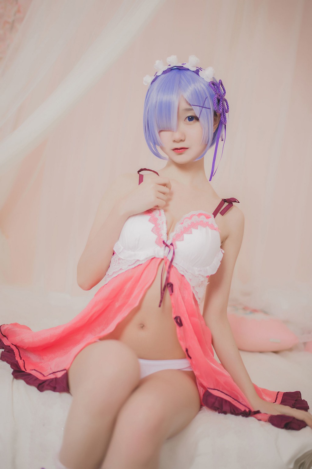 木绵绵OwO《蕾姆睡衣》 [COSER美女] 写真集[24P