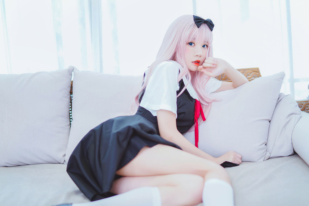 櫻桃喵《藤原千花》 [蘿莉COS] 写真集[48P