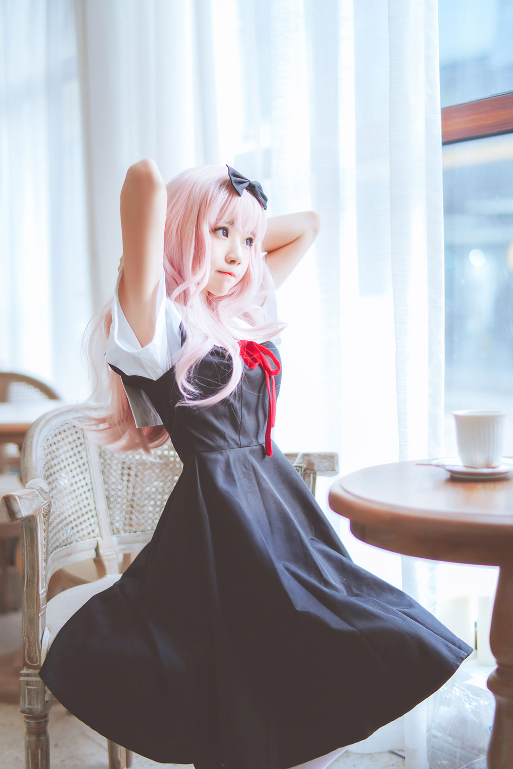 桜桃喵《藤原千花》 [萝莉COS] 写真集[48P]