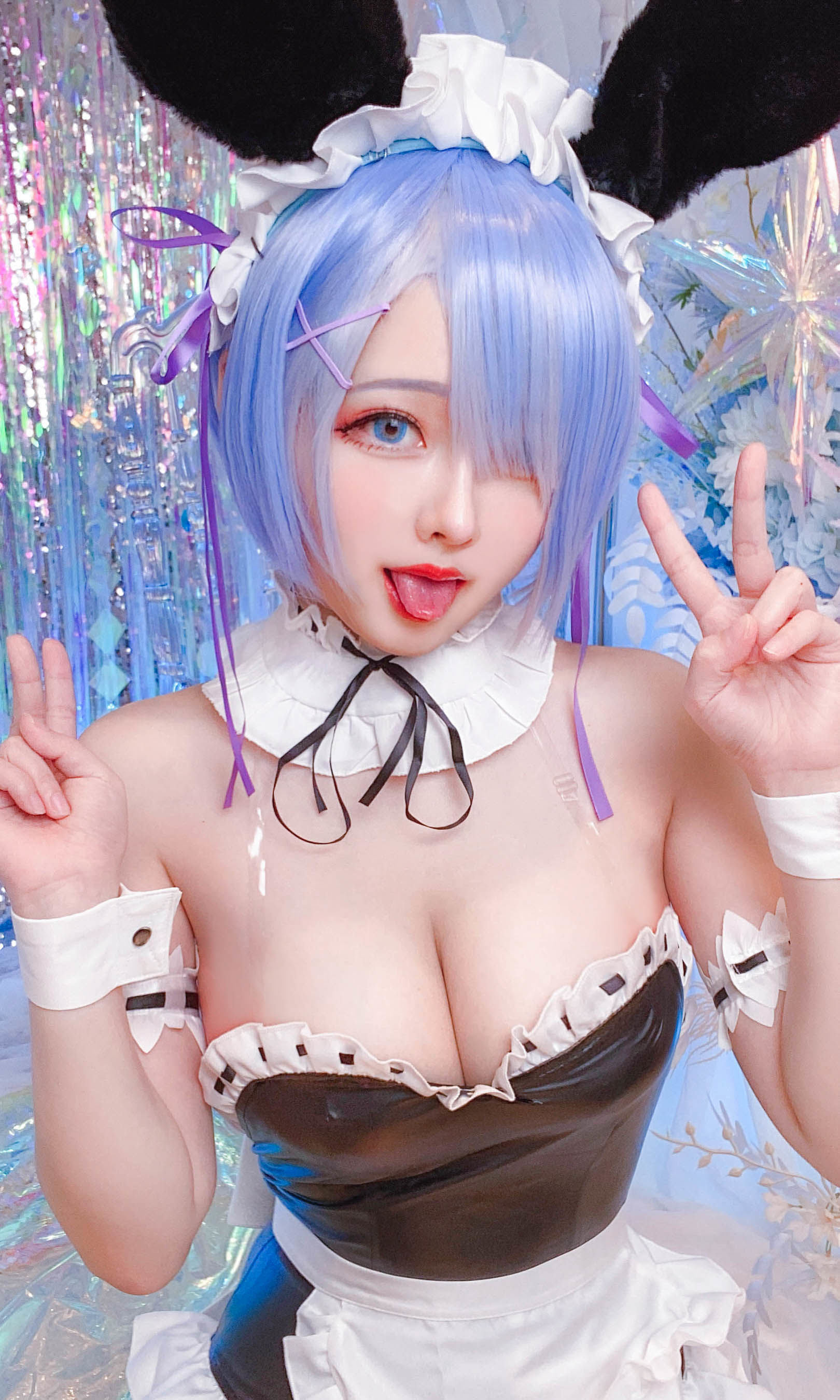 ネット人気COS] Artyヤティ - レム バニー suit ver. (Re:ゼロ)