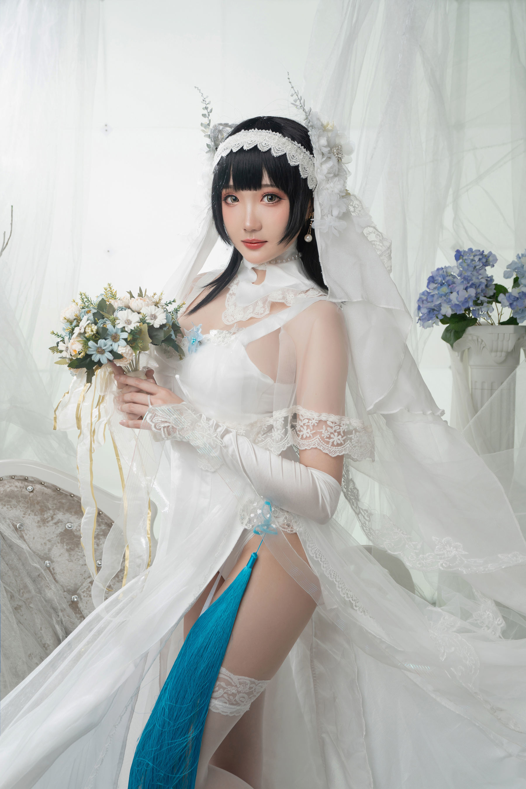 Internet Celebrity Cosplay] Coser Gua Xi Jiang Welfare - 95 Style Bride