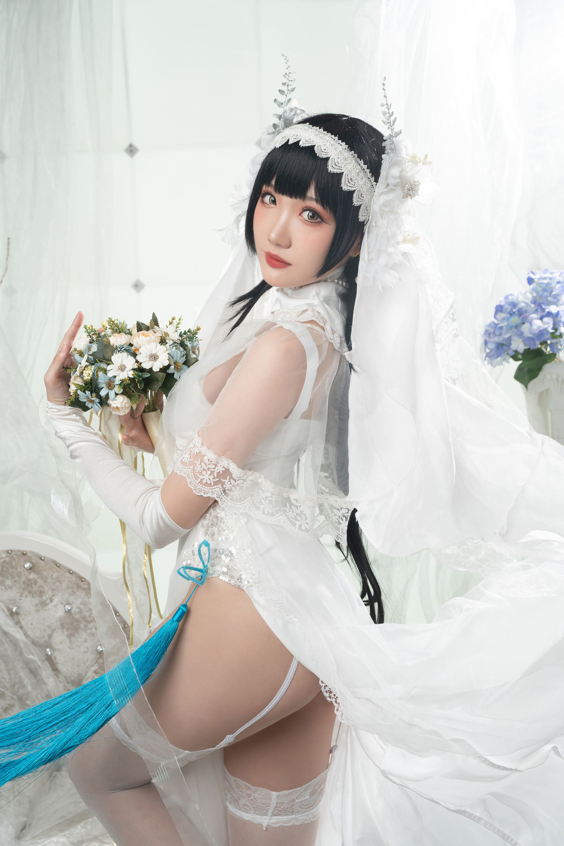 Internet Celebrity Cosplay] Coser Gua Xi Jiang Welfare - 95 Style Bride