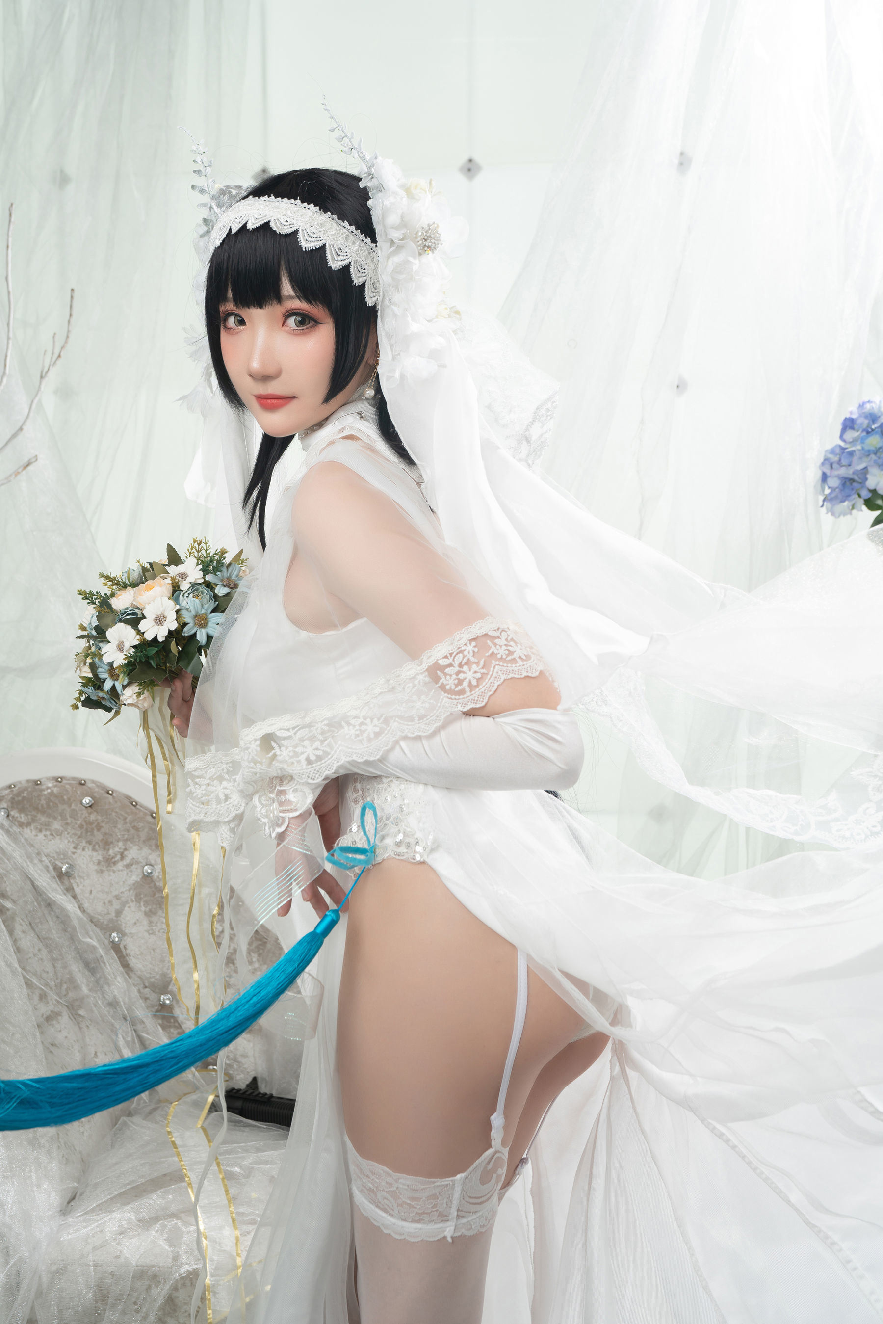 Internet Celebrity Cosplay] Coser Gua Xi Jiang Welfare - 95 Style Bride
