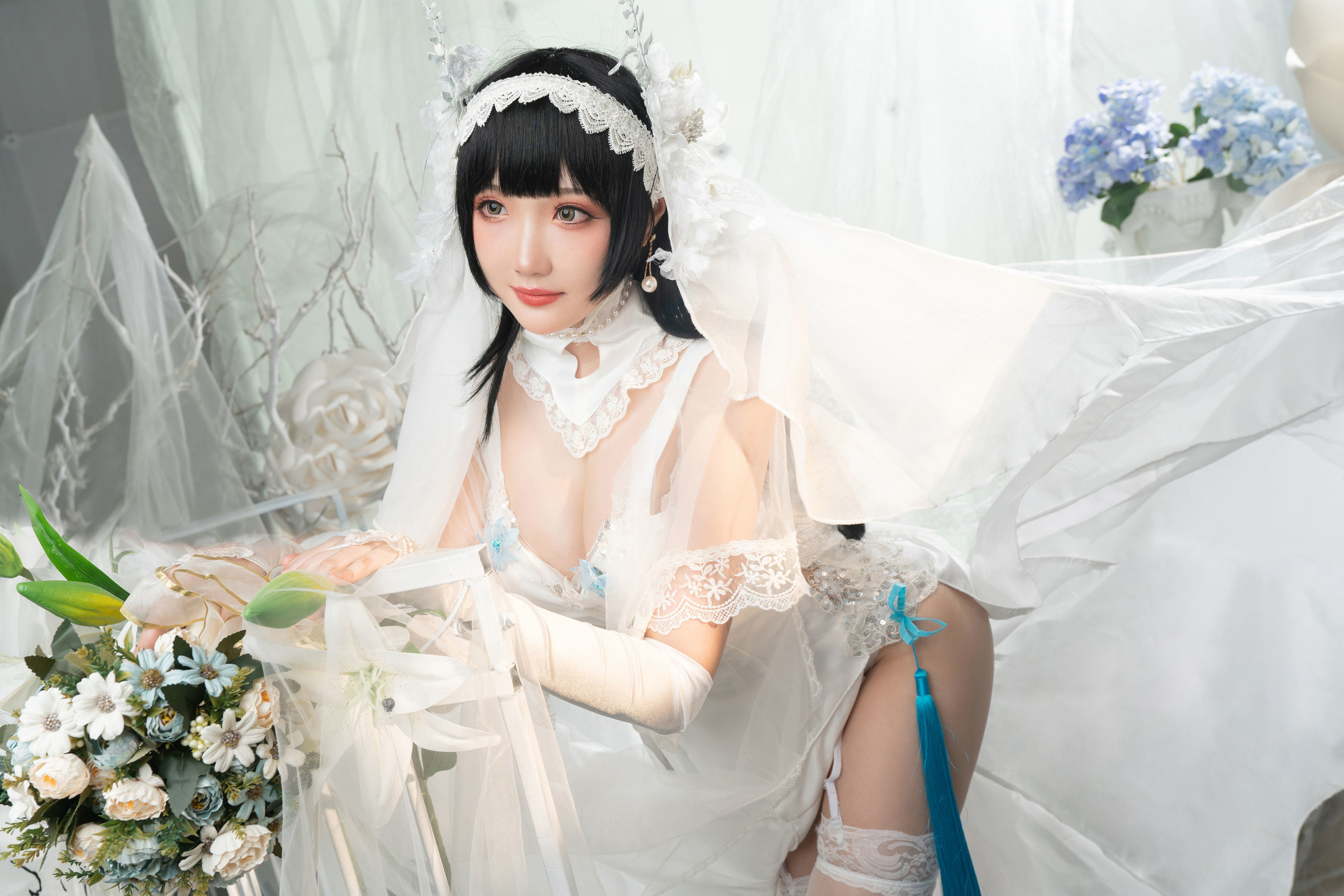 Internet Celebrity Cosplay] Coser Gua Xi Jiang Welfare - 95 Style Bride