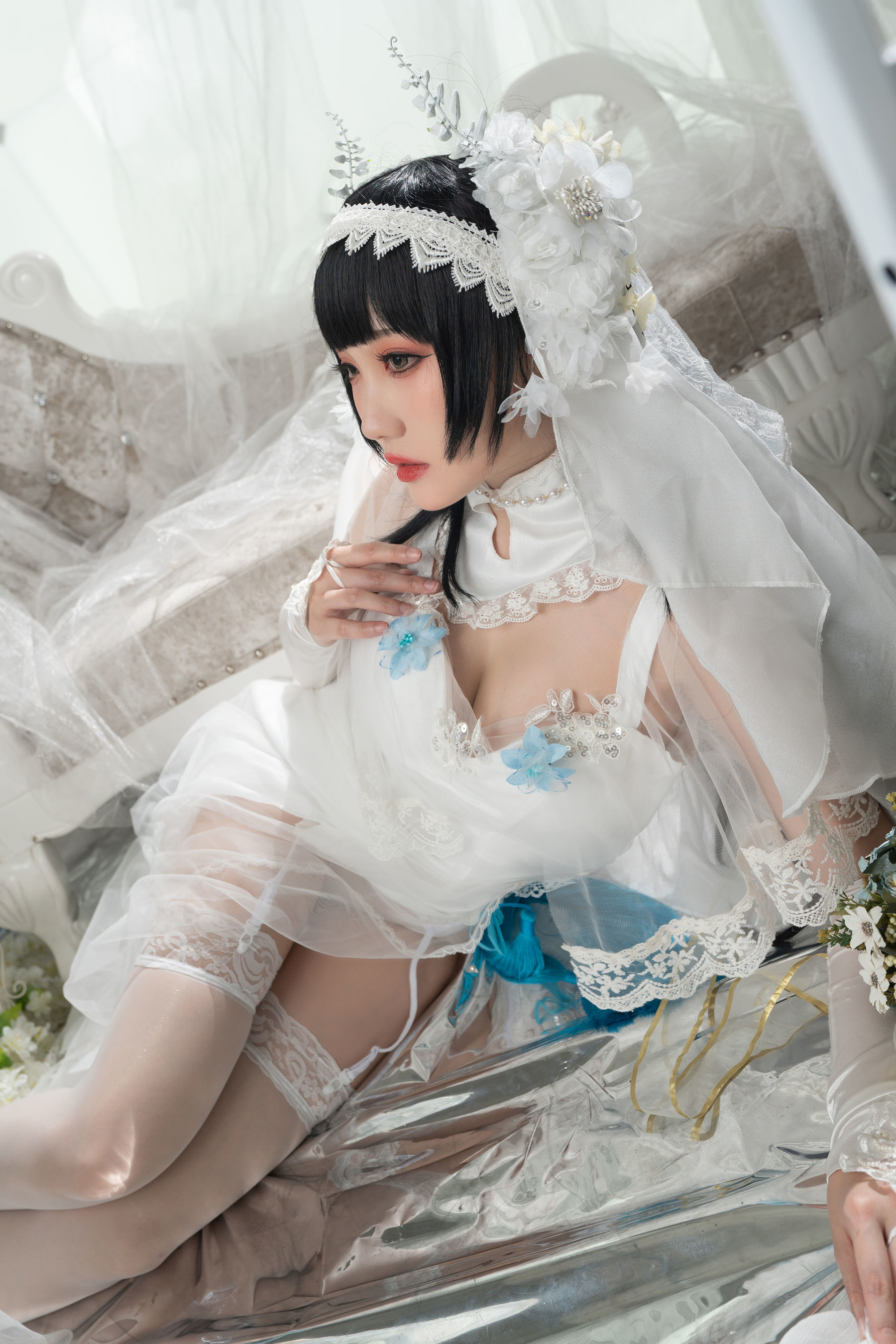 Internet Celebrity Cosplay] Coser Gua Xi Jiang Welfare - 95 Style Bride