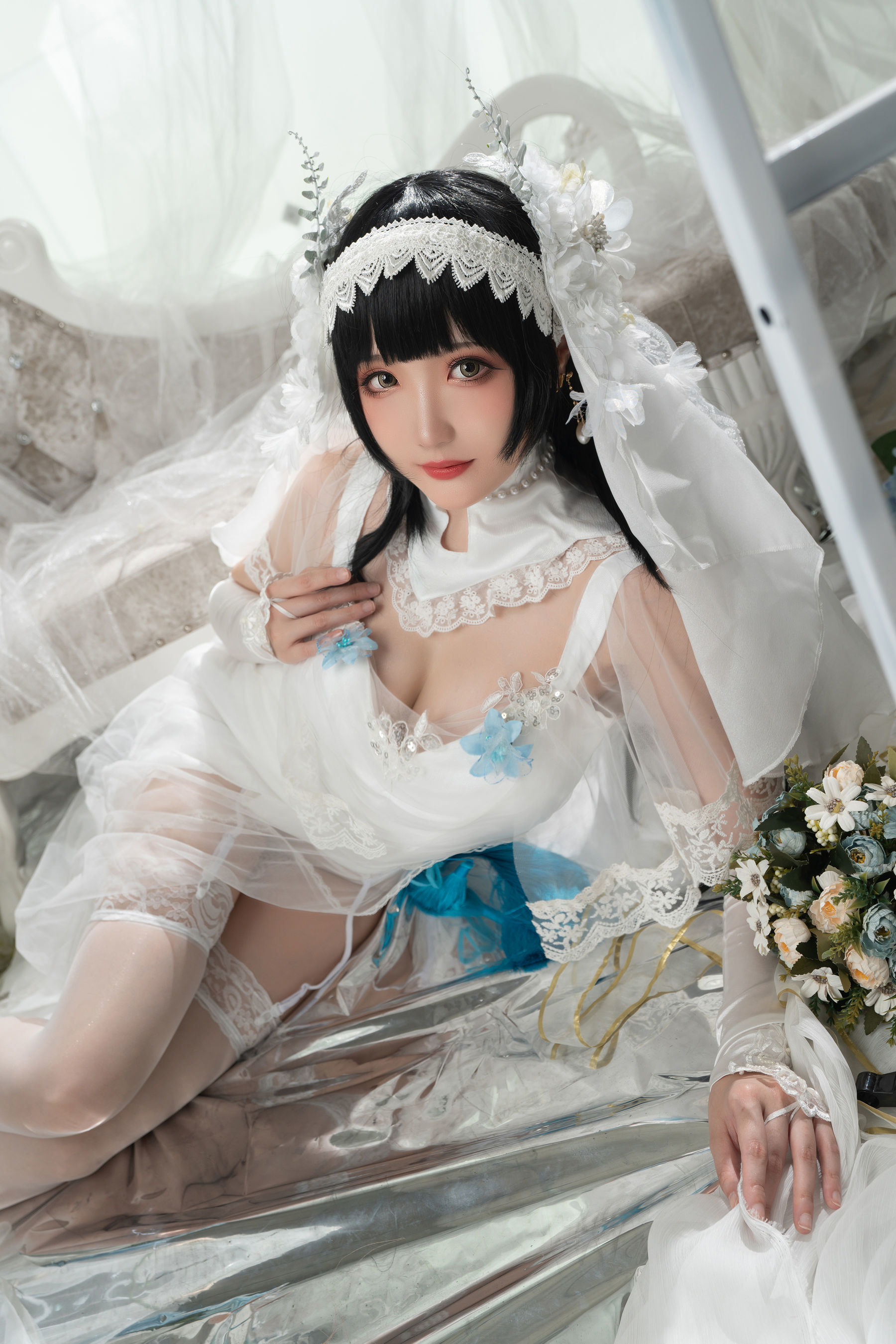 Cosplay Ngôi Sao Mạng] Coser Gua Xi Jiang Phúc Lợi - 95 Kiểu Cô Dâu
