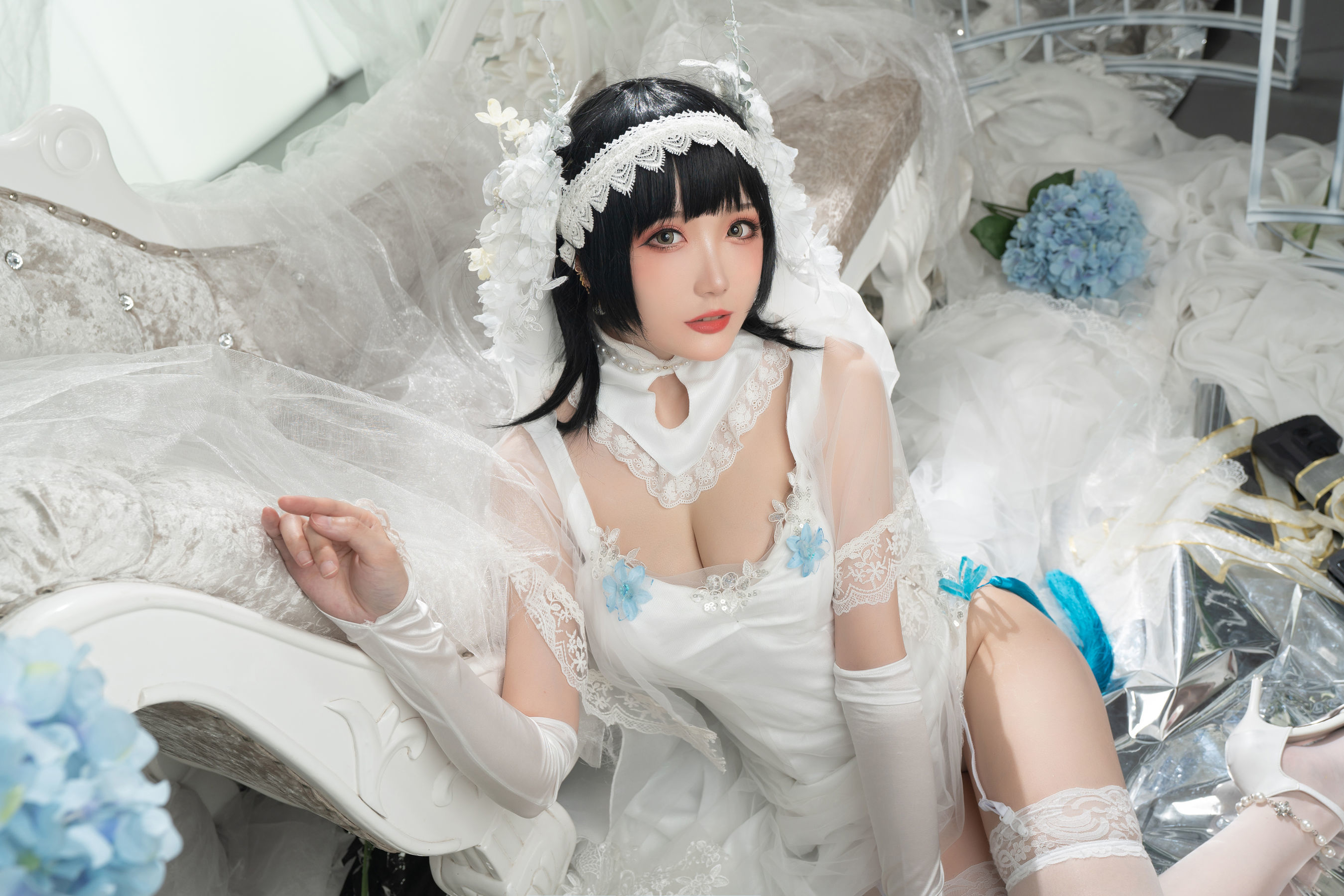 Cosplay Ngôi Sao Mạng] Coser Gua Xi Jiang Phúc Lợi - 95 Kiểu Cô Dâu