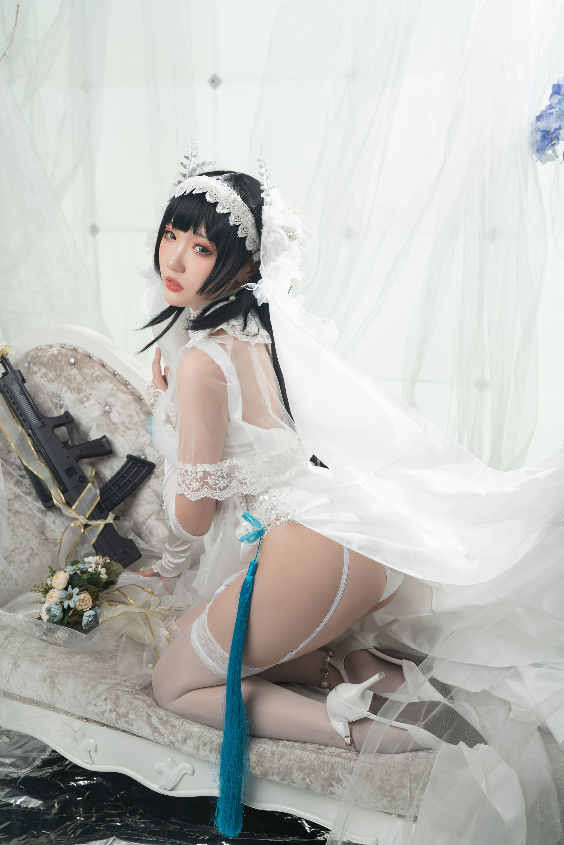 Cosplay Ngôi Sao Mạng] Coser Gua Xi Jiang Phúc Lợi - 95 Kiểu Cô Dâu