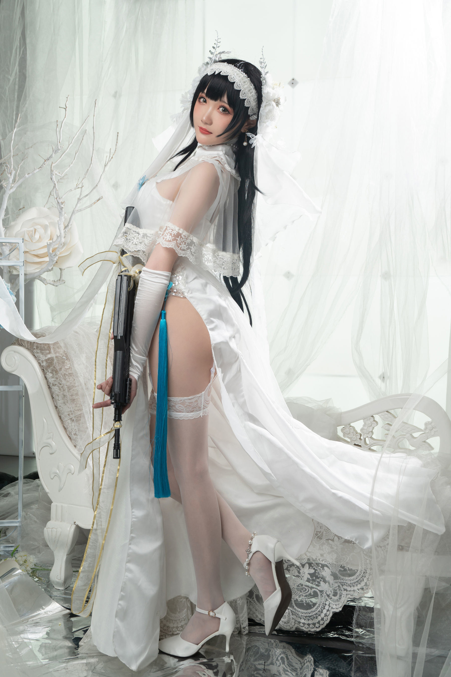 Cosplay Ngôi Sao Mạng] Coser Gua Xi Jiang Phúc Lợi - 95 Kiểu Cô Dâu