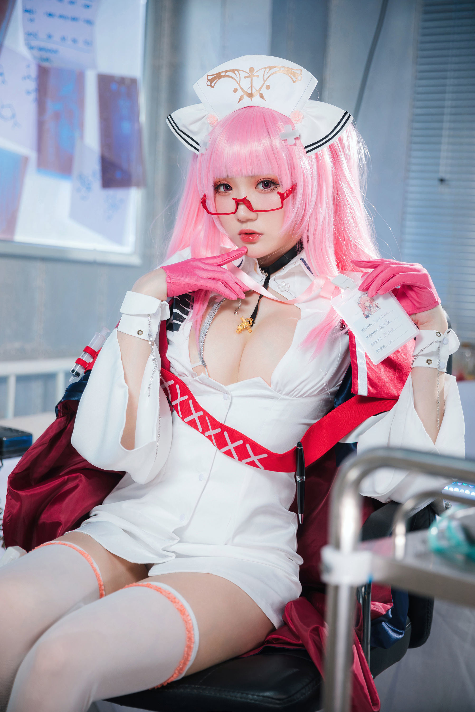Internet Celebrity COS] Coser Gua Xi Jiang Welfare - Perseus Nurse