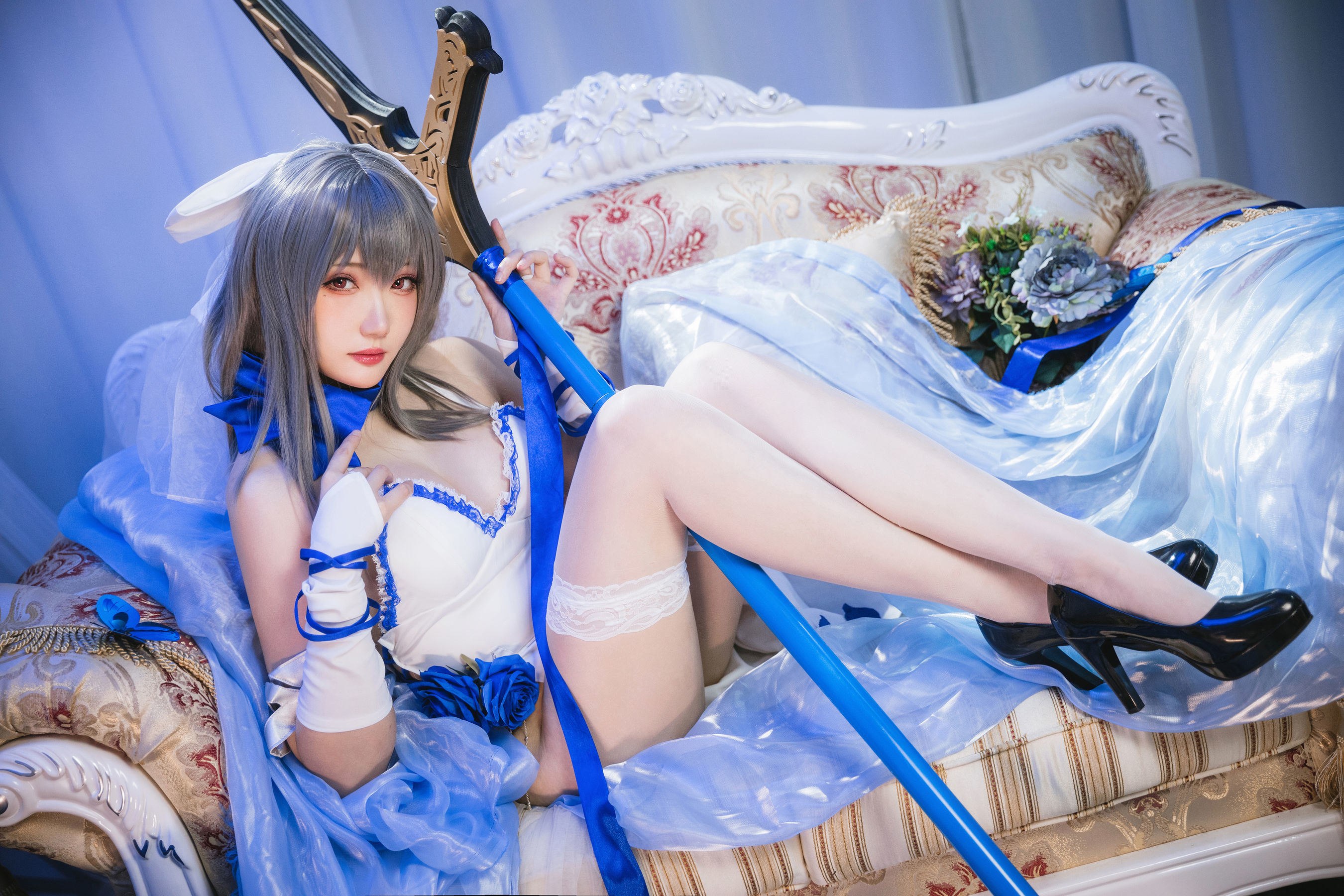 Cosplay Ngôi Sao Mạng] Coser Gua Xi Jiang Phúc Lợi - Louis IX Lễ Phục