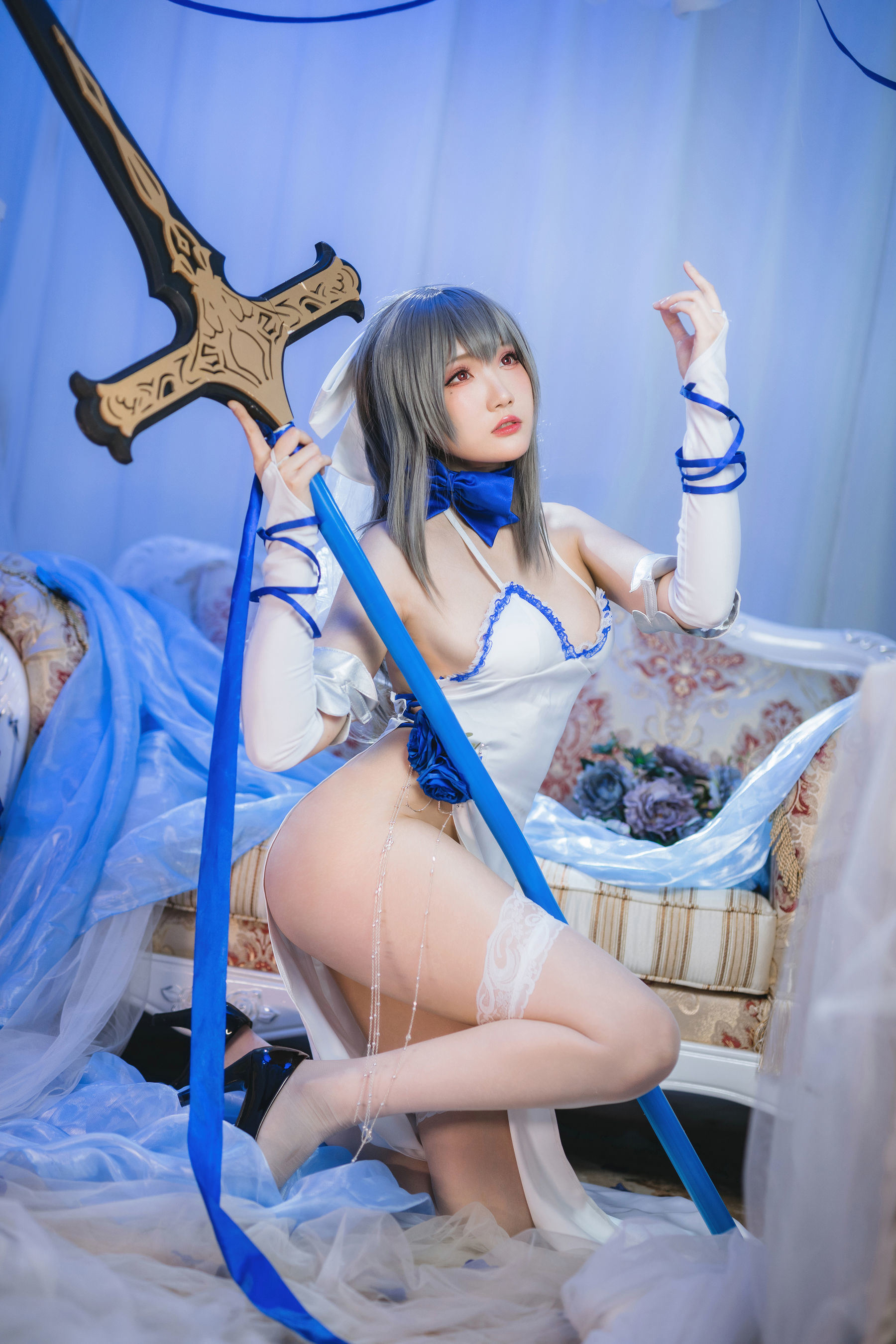 Cosplay Ngôi Sao Mạng] Coser Gua Xi Jiang Phúc Lợi - Louis IX Lễ Phục