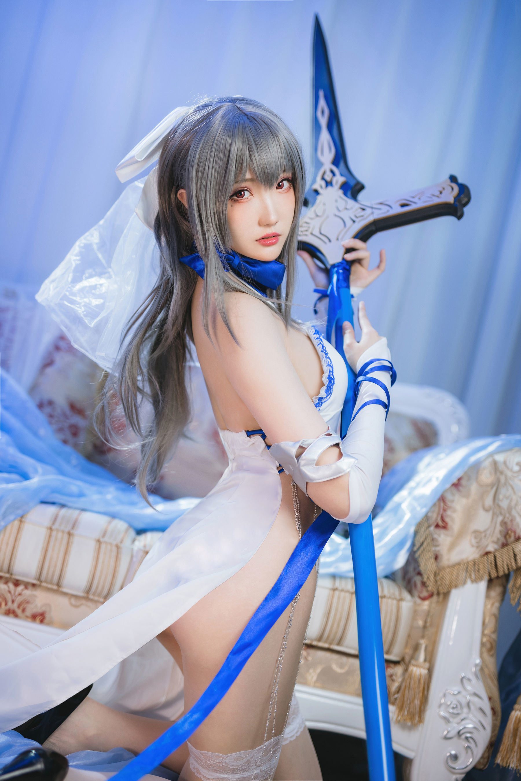 Cosplay Ngôi Sao Mạng] Coser Gua Xi Jiang Phúc Lợi - Louis IX Lễ Phục