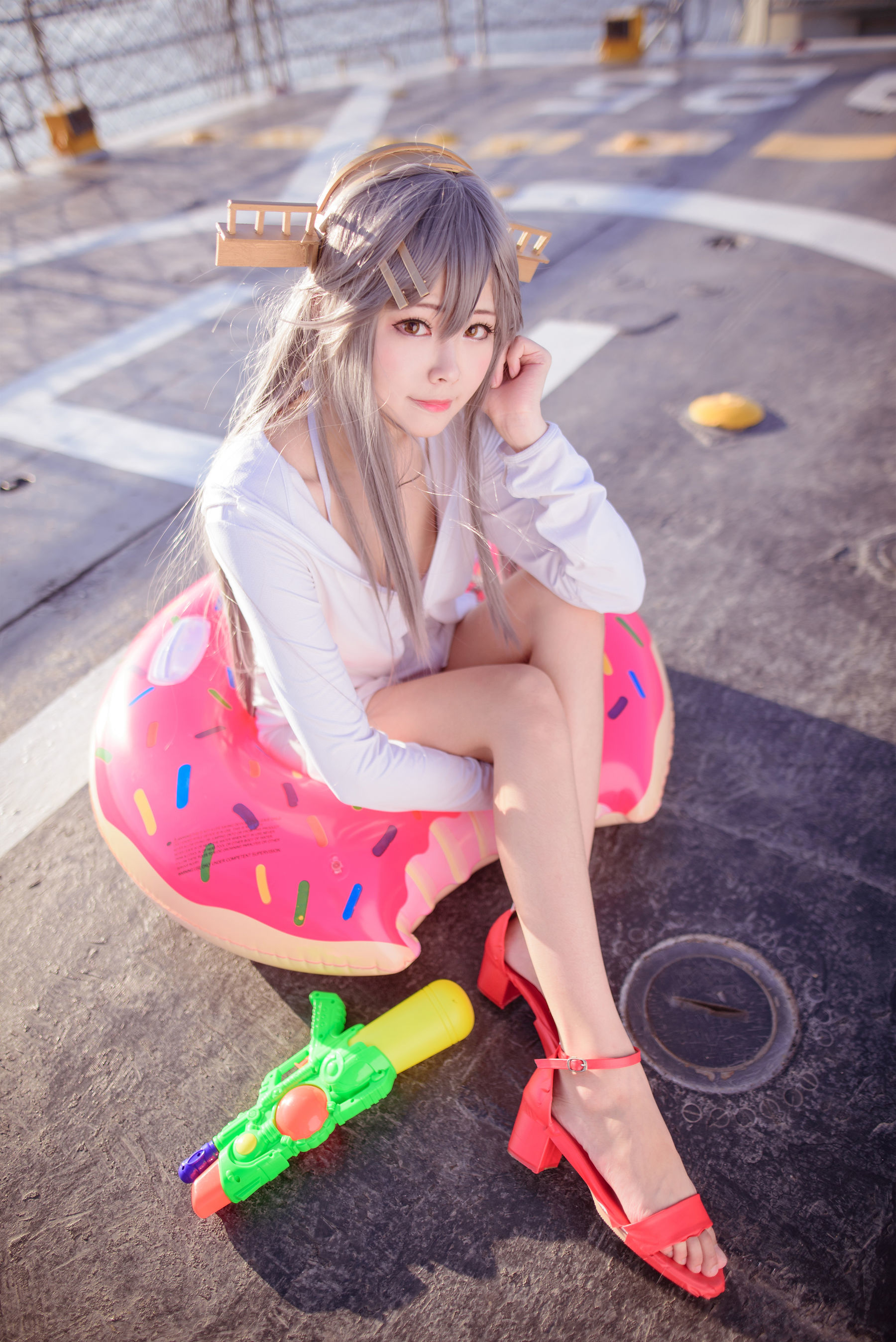 Internet Celebrity Cosplay] Cosplay Girl Arty Ya Ti - Kantai Collection Haruna