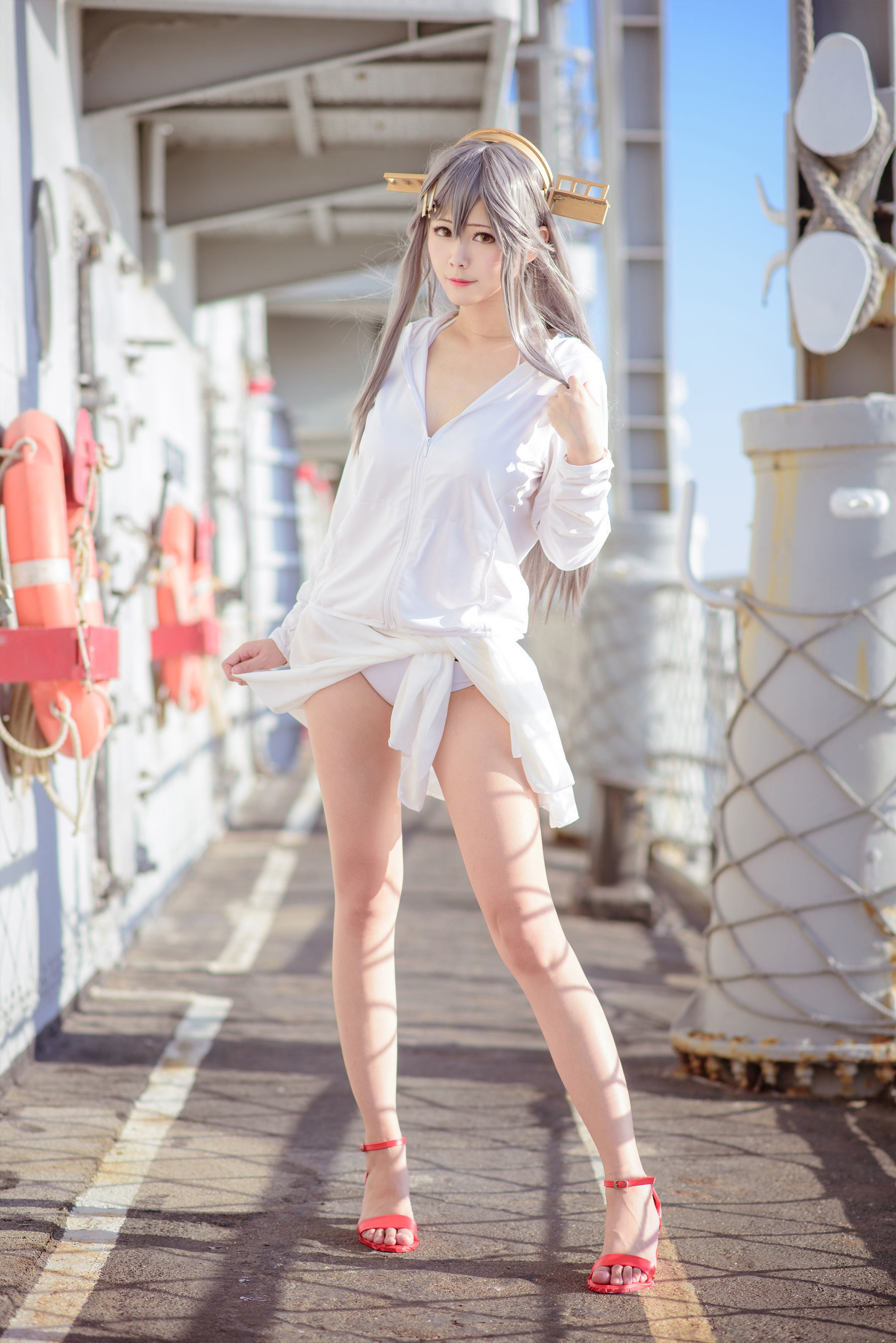 Internet Celebrity Cosplay] Cosplay Girl Arty Ya Ti - Kantai Collection Haruna