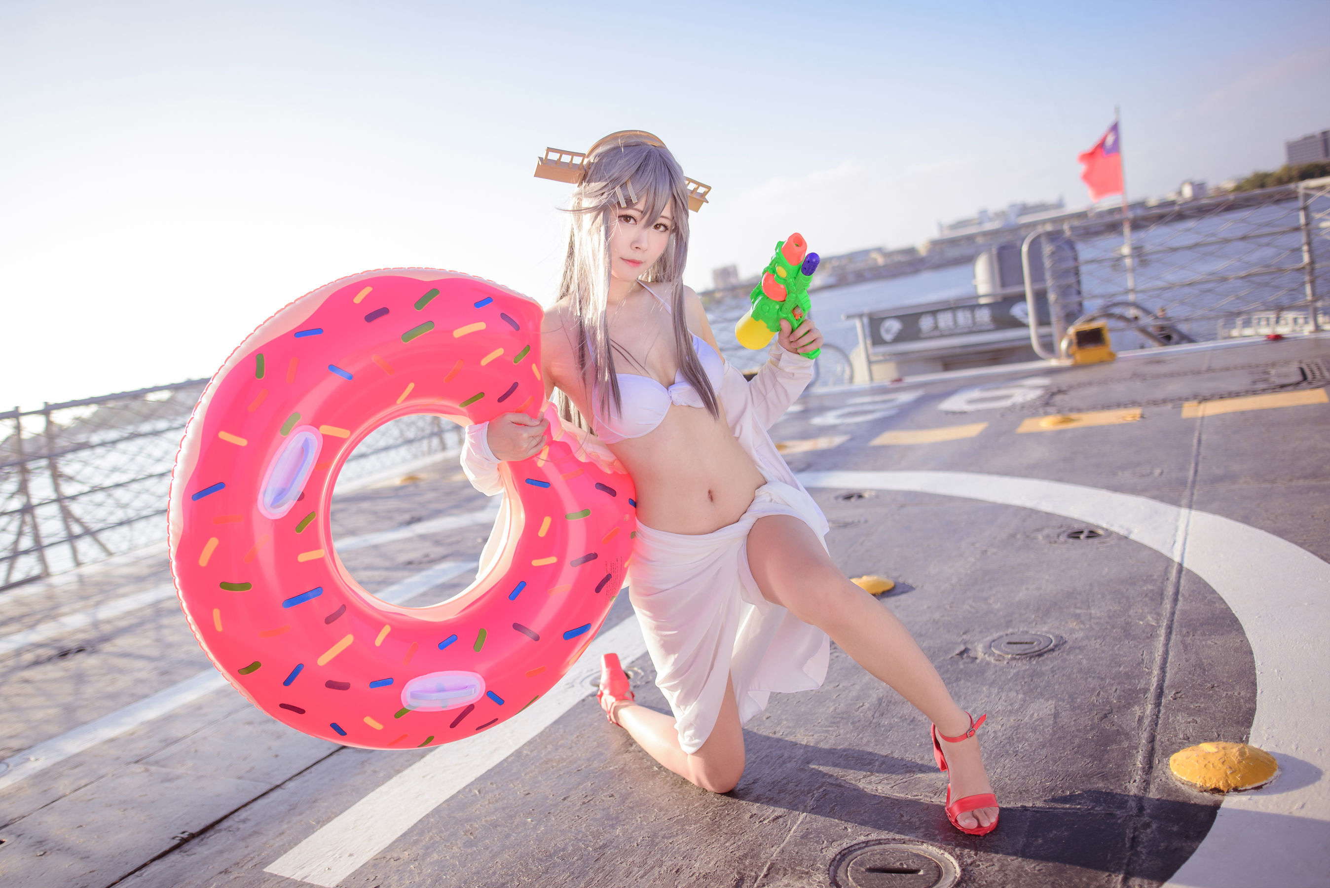 Internet Celebrity Cosplay] Cosplay Girl Arty Ya Ti - Kantai Collection Haruna