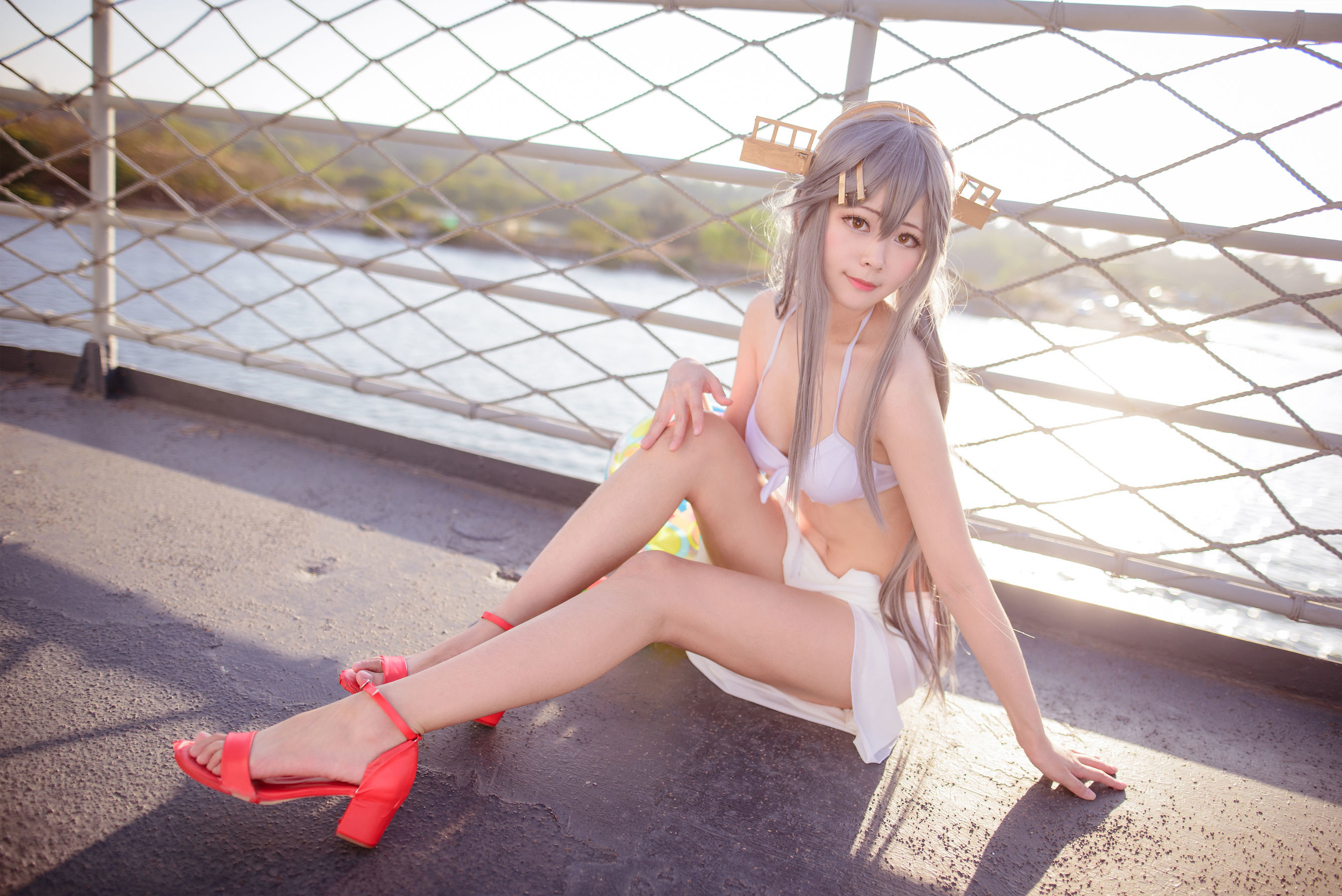 Internet Celebrity Cosplay] Cosplay Girl Arty Ya Ti - Kantai Collection Haruna