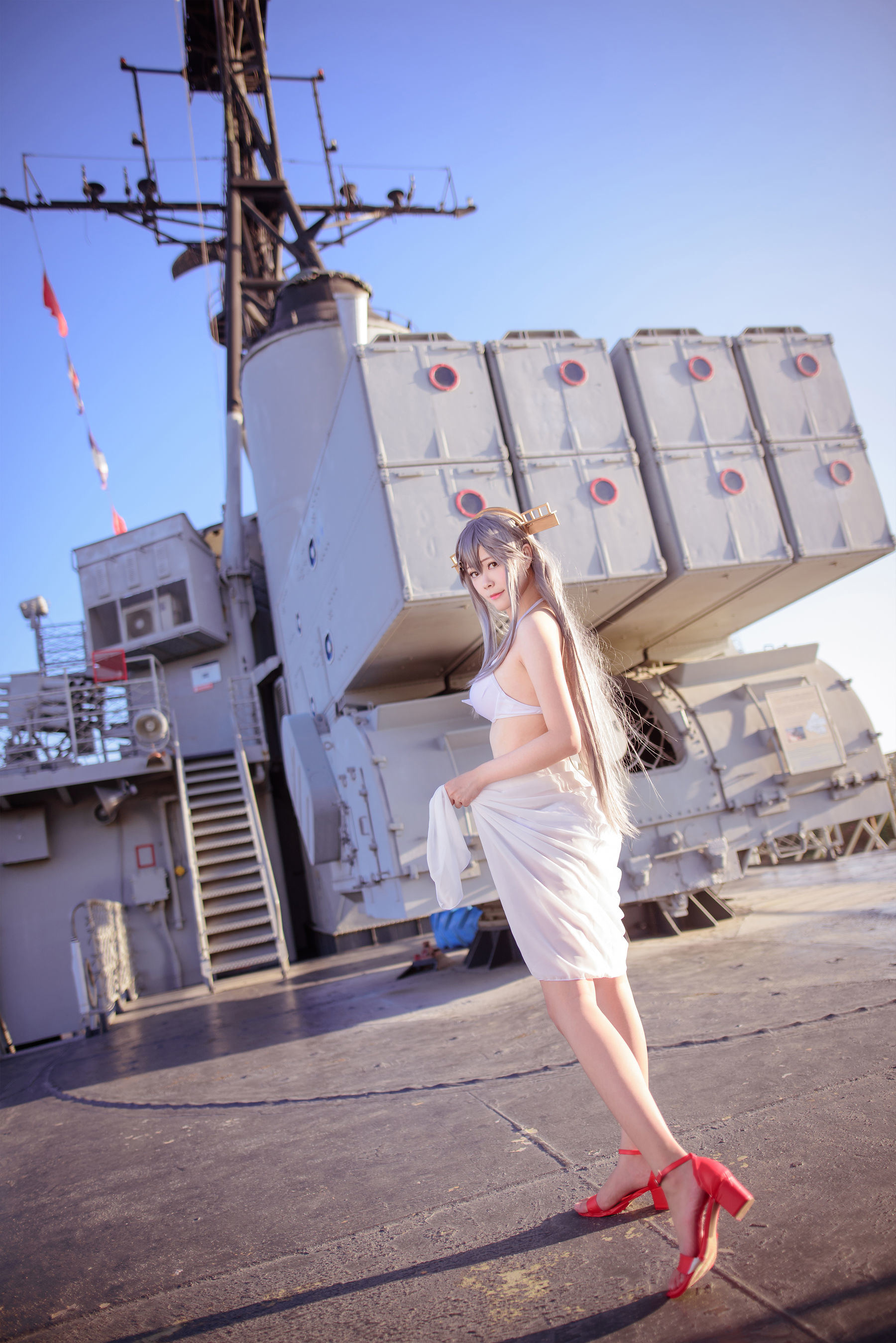 Cosplay Ngôi Sao Mạng] Cô gái cosplay Arty Á Tỉ - Kantai Collection Haruna