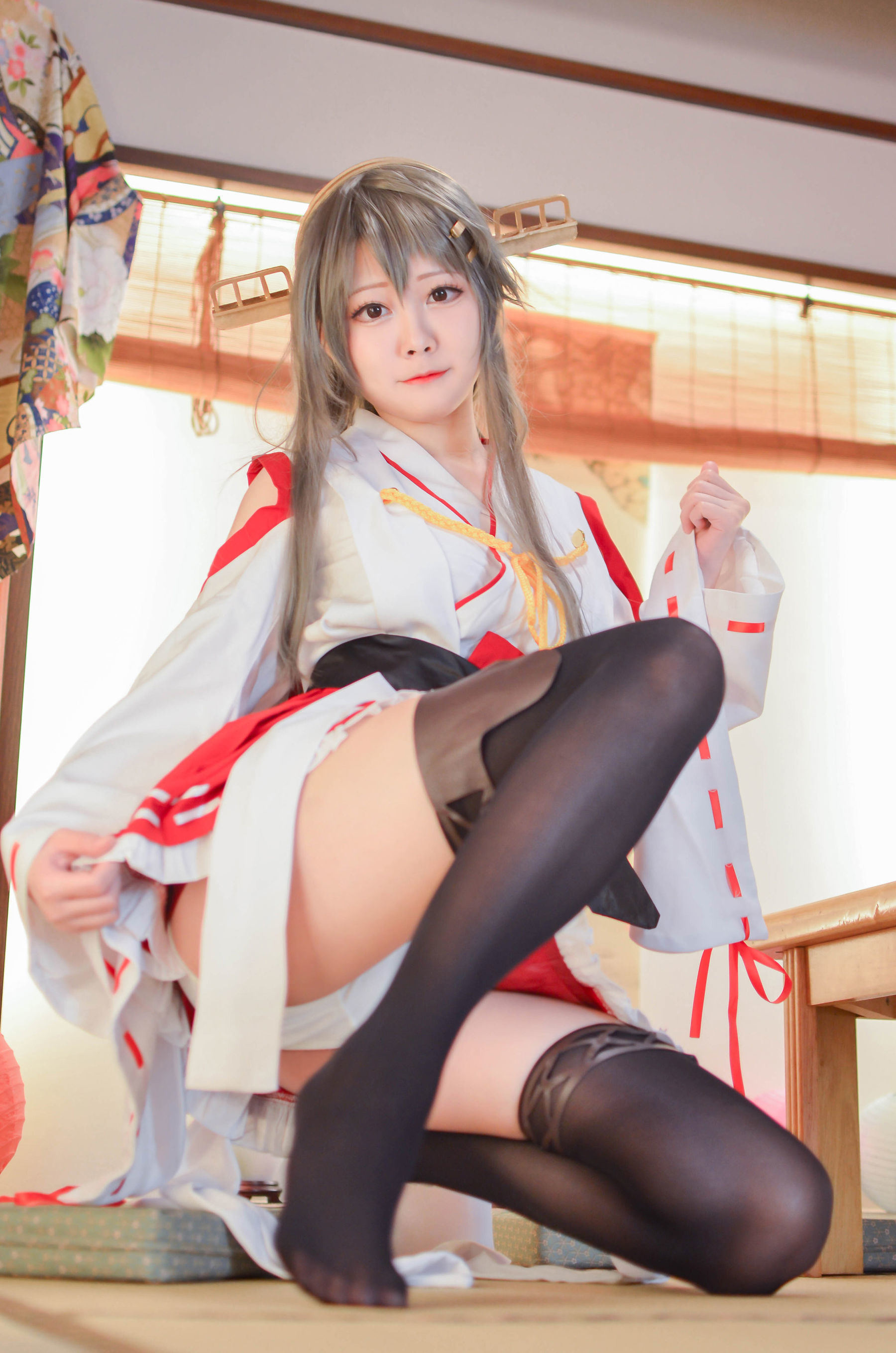 Cosplay Ngôi Sao Mạng] Cô gái cosplay Arty Á Tỉ - Kantai Collection Haruna
