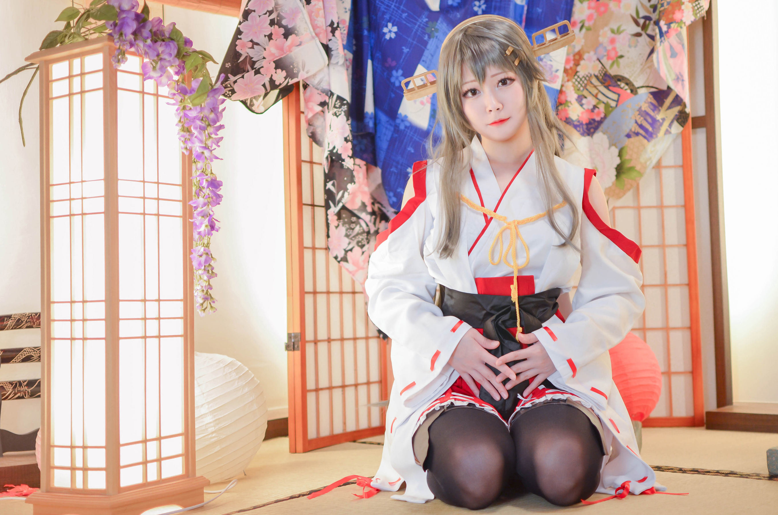 Cosplay Ngôi Sao Mạng] Cô gái cosplay Arty Á Tỉ - Kantai Collection Haruna