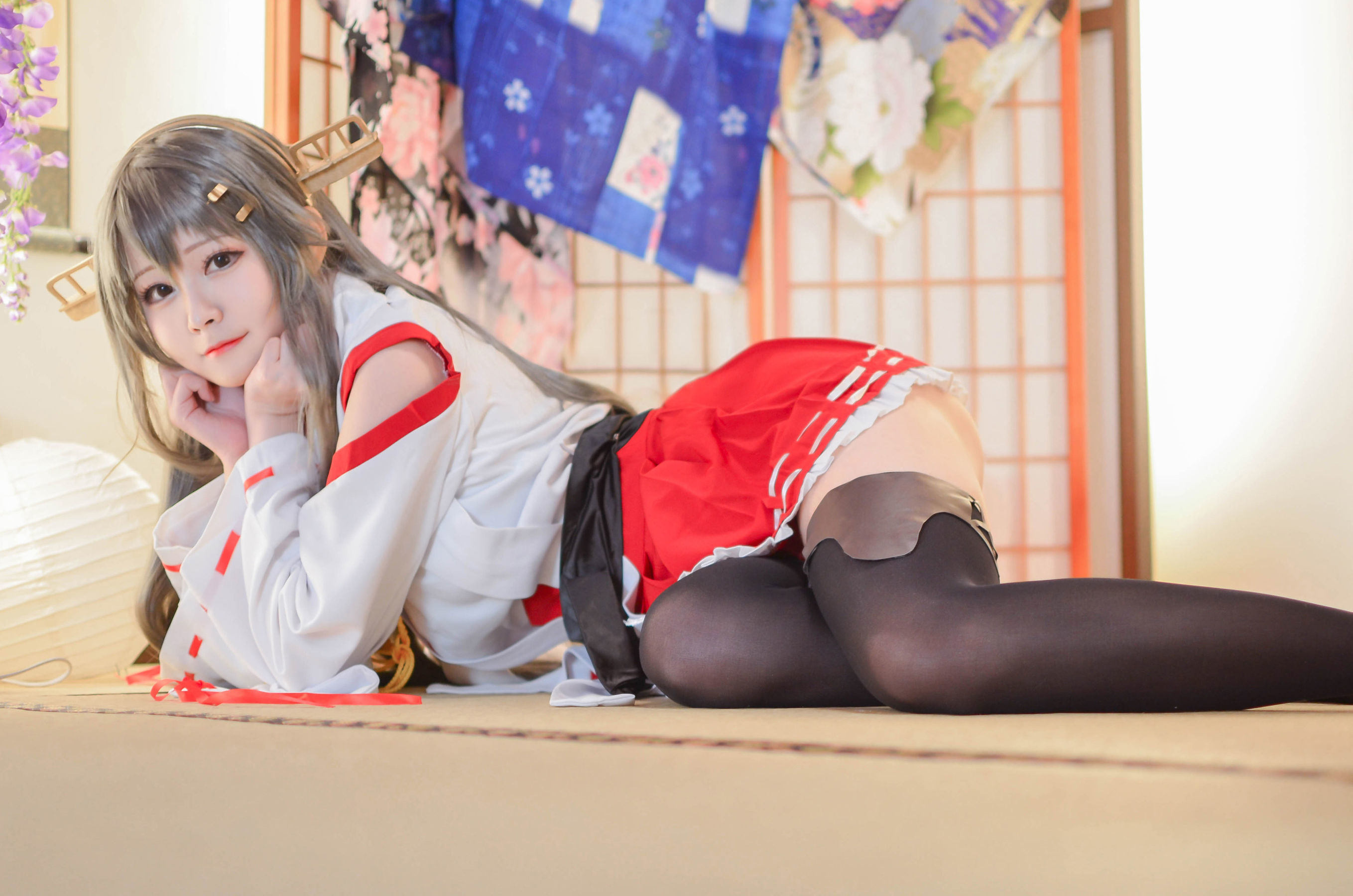 Cosplay Ngôi Sao Mạng] Cô gái cosplay Arty Á Tỉ - Kantai Collection Haruna