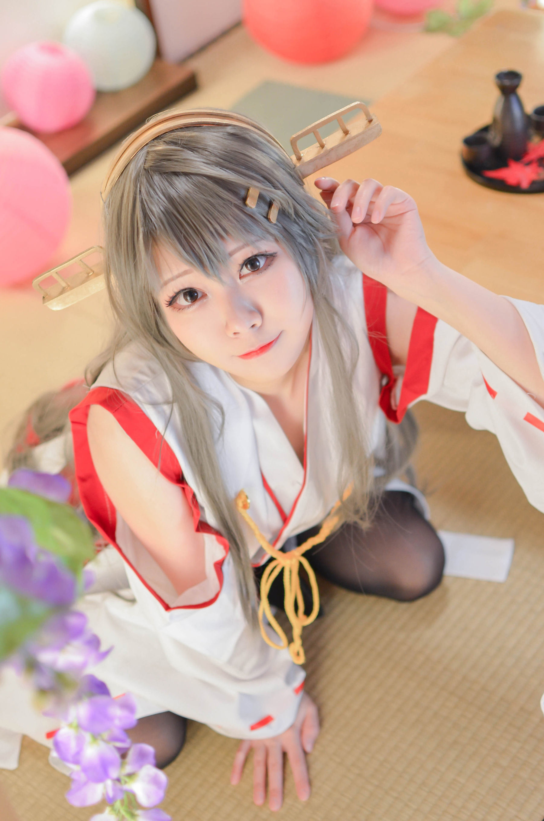 ネット人気COS] コスプレガール Arty ヤティ - 艦これ はるな Haruna