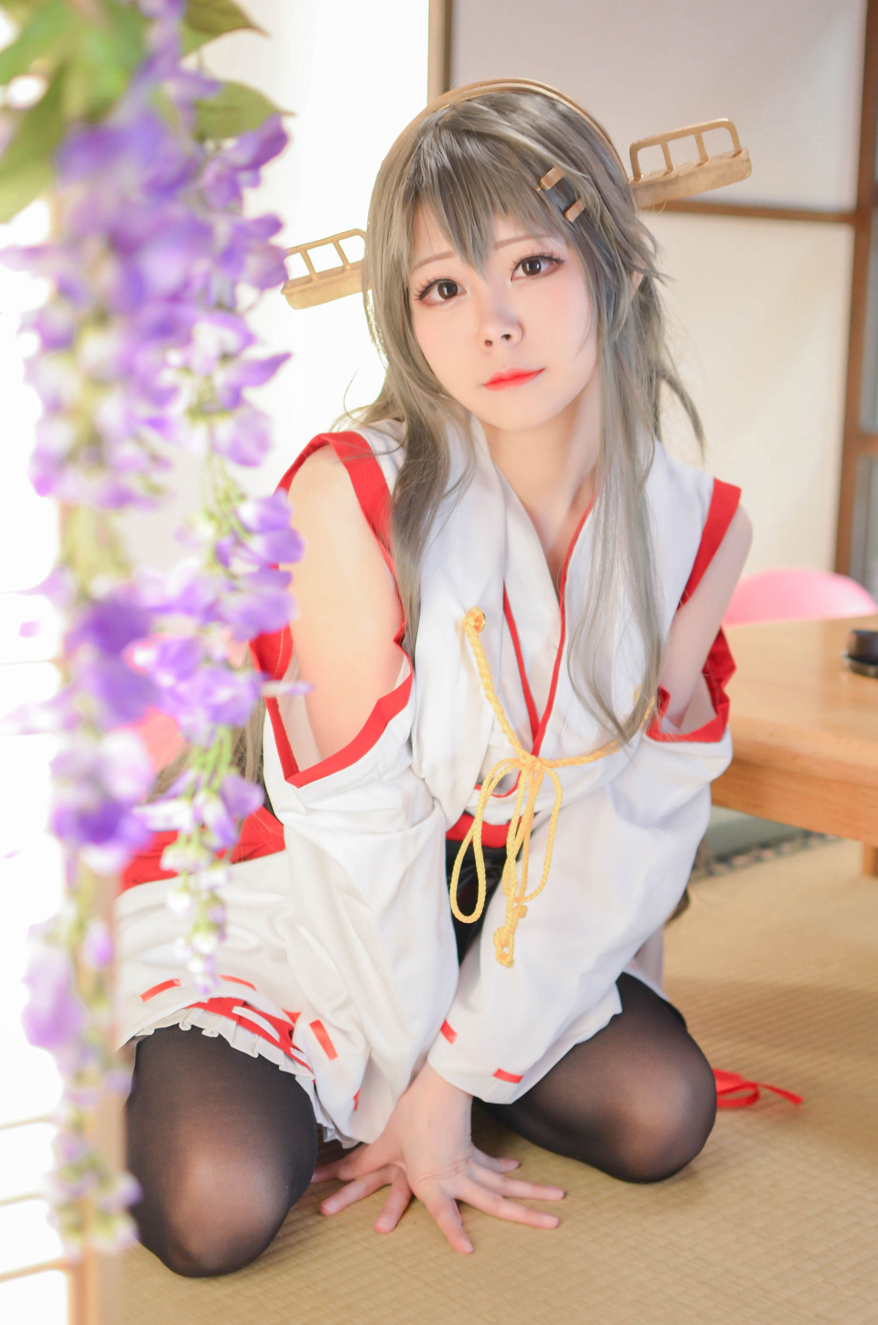 ネット人気COS] コスプレガール Arty ヤティ - 艦これ はるな Haruna