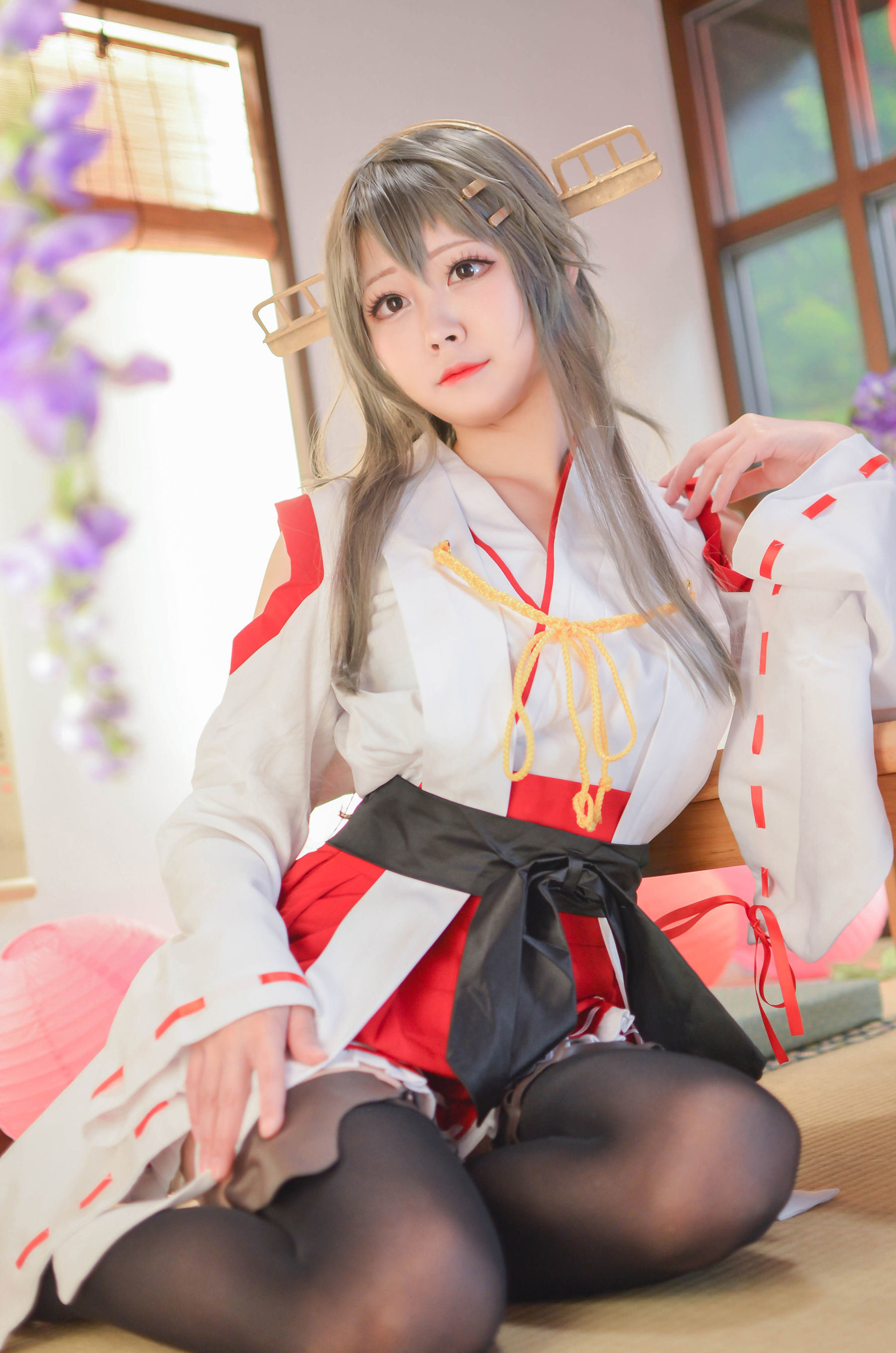 ネット人気COS] コスプレガール Arty ヤティ - 艦これ はるな Haruna