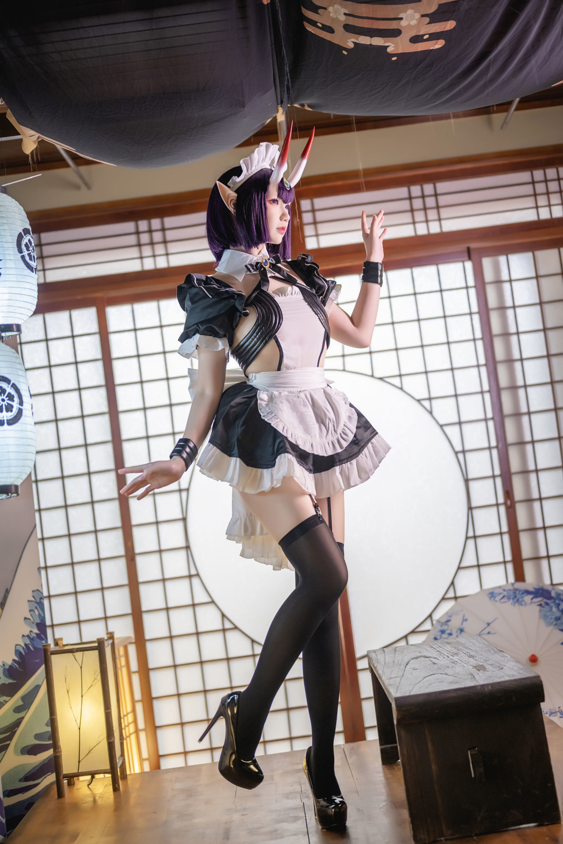 ネット有名人COS] Cosお姉さんスエキ - 酒呑童子メイド