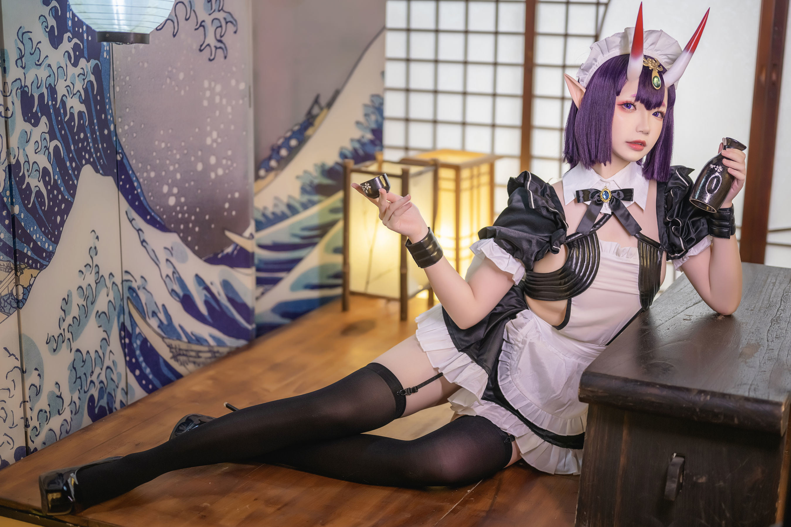ネット有名人COS] Cosお姉さんスエキ - 酒呑童子メイド