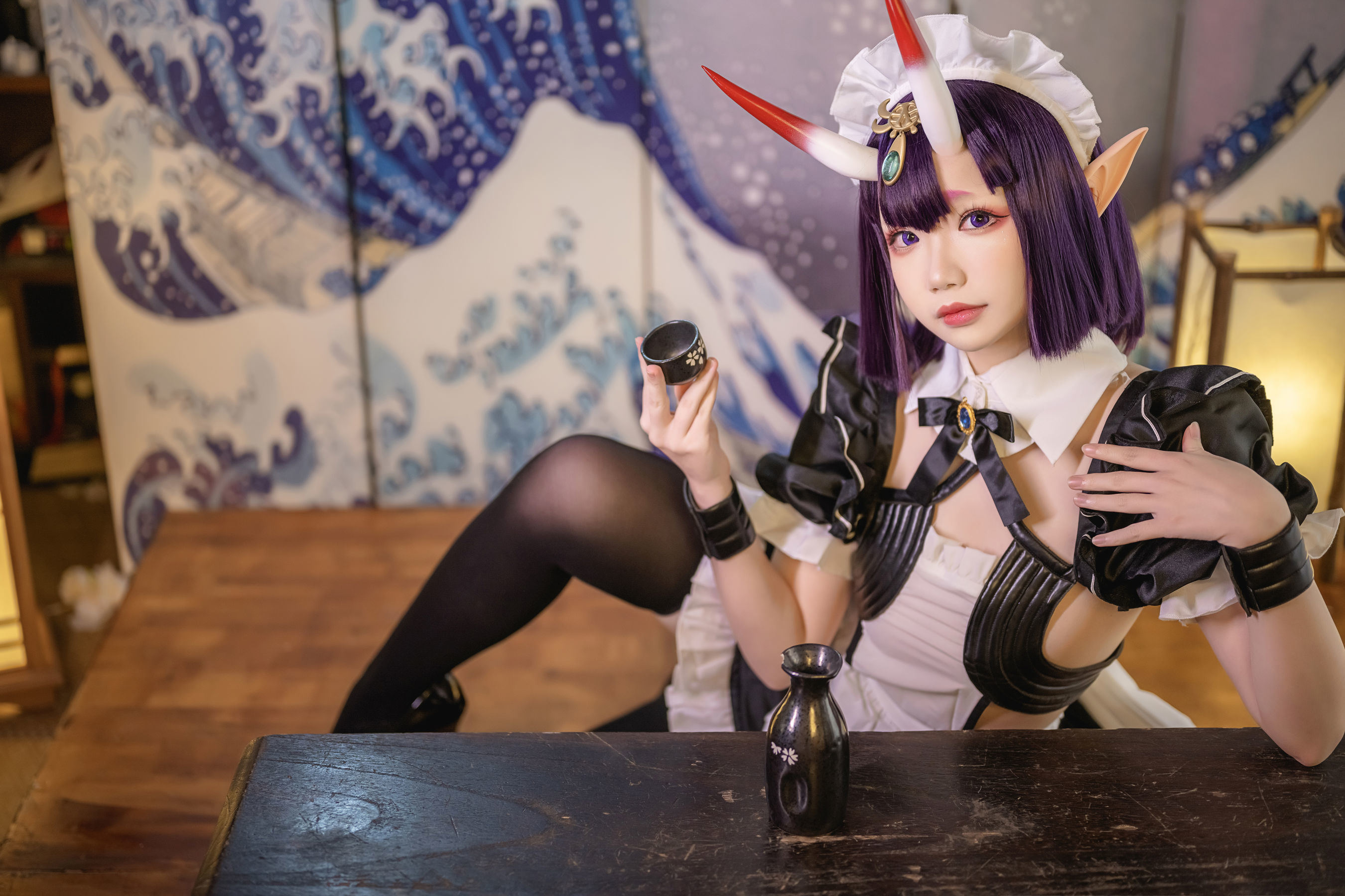 Internet Celebrity Cosplay] Cosplay Sister Xue Qi - Shuten Doji Maid