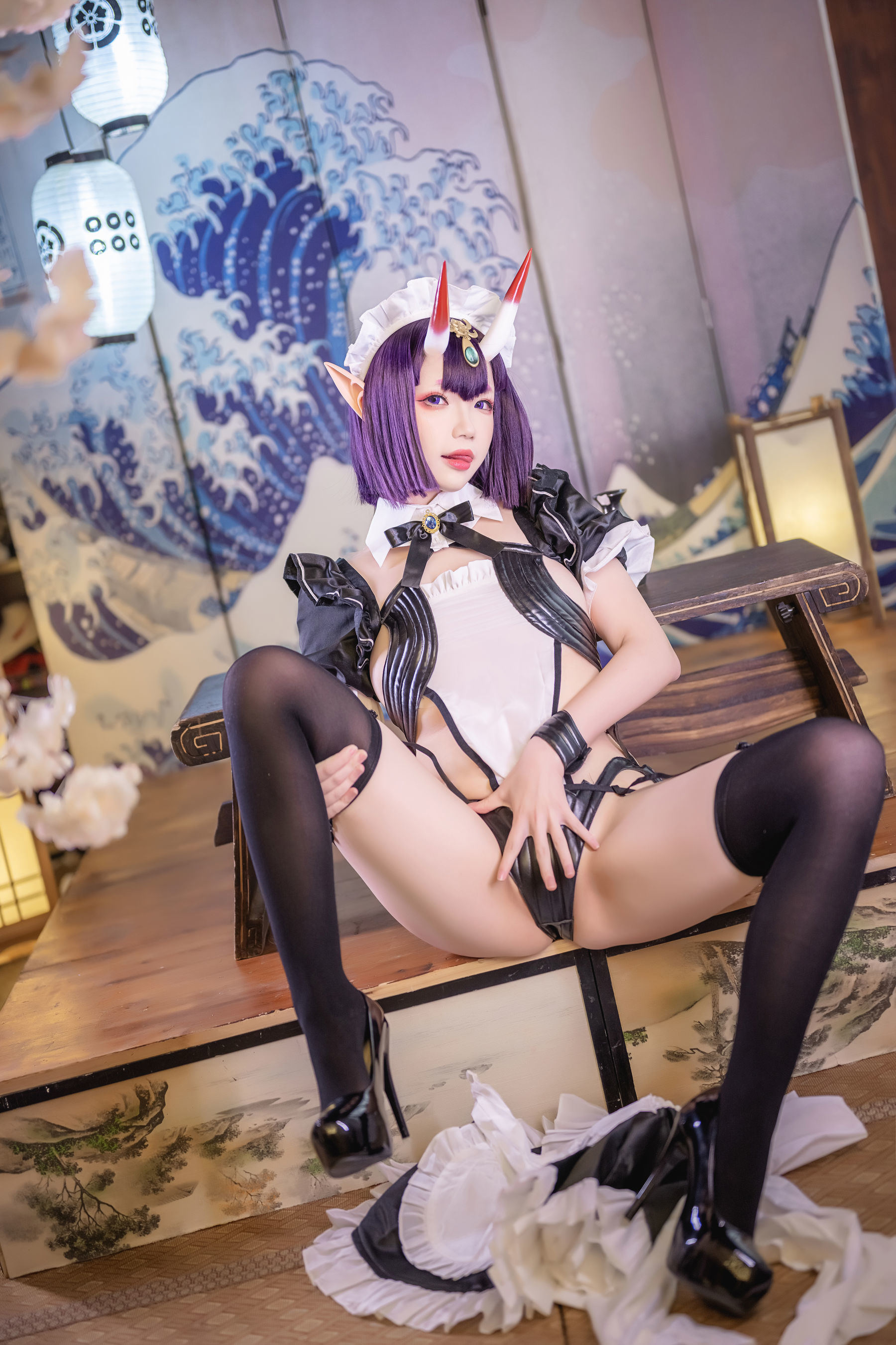 ネット有名人COS] Cosお姉さんスエキ - 酒呑童子メイド