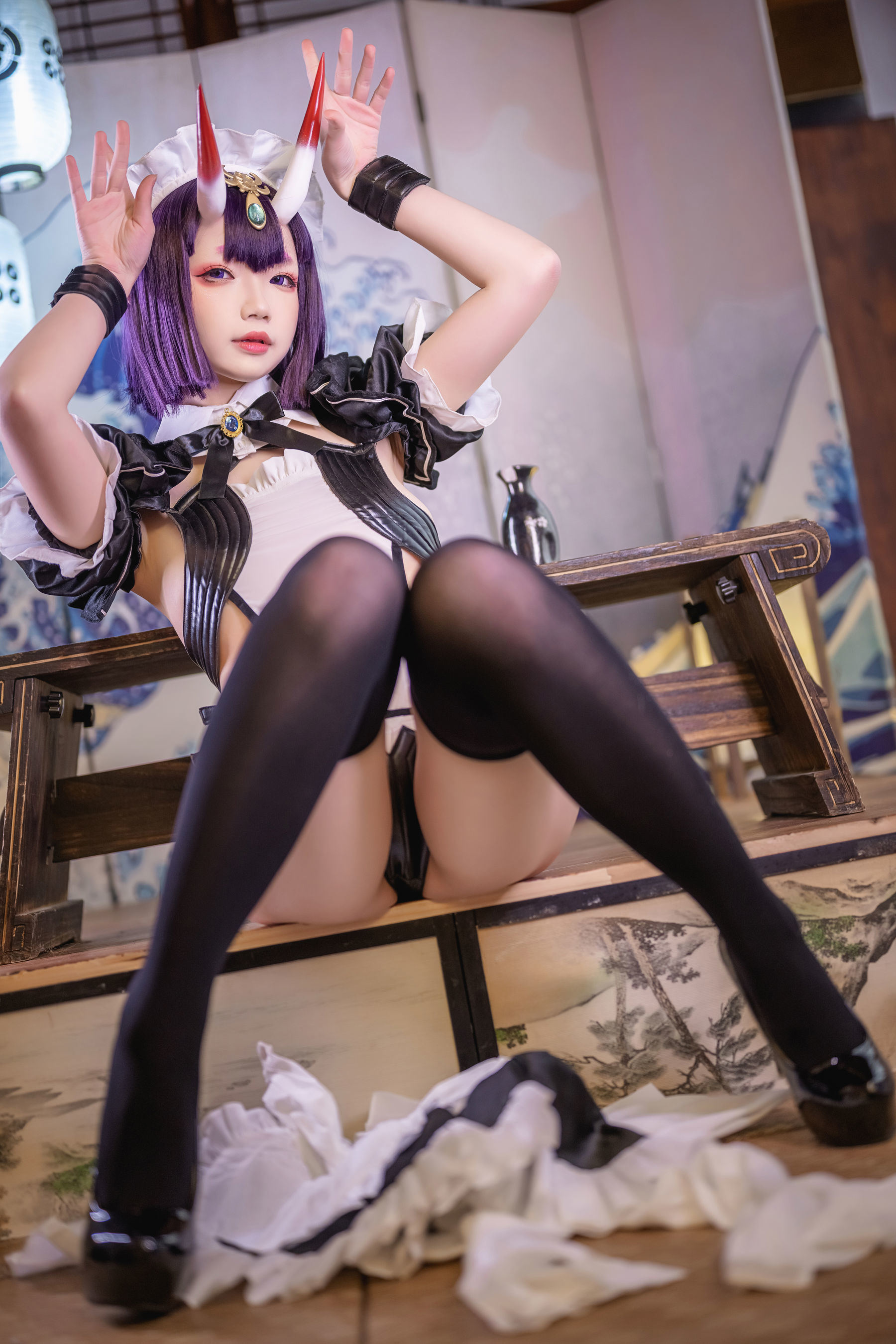 ネット有名人COS] Cosお姉さんスエキ - 酒呑童子メイド