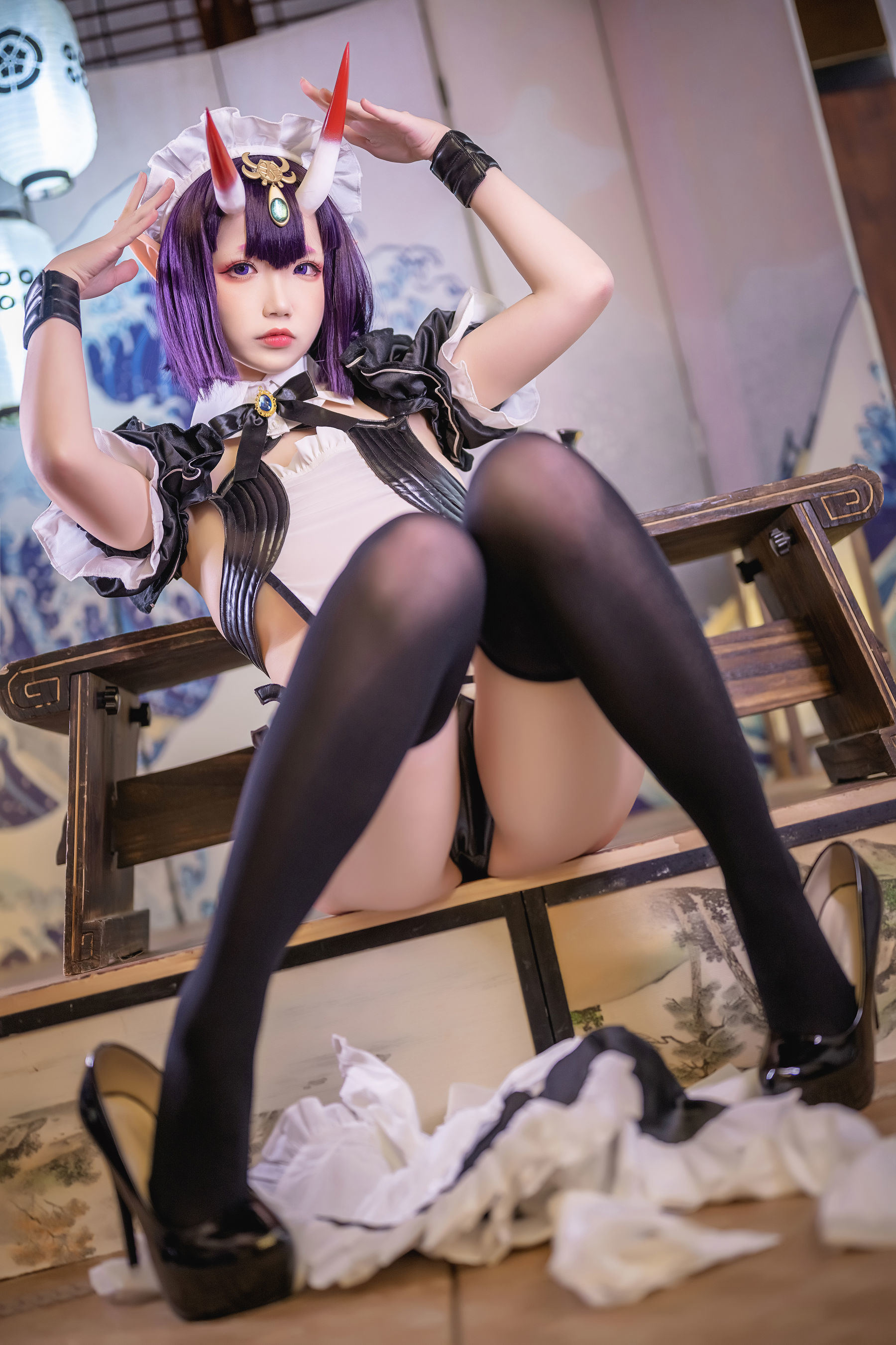 ネット有名人COS] Cosお姉さんスエキ - 酒呑童子メイド