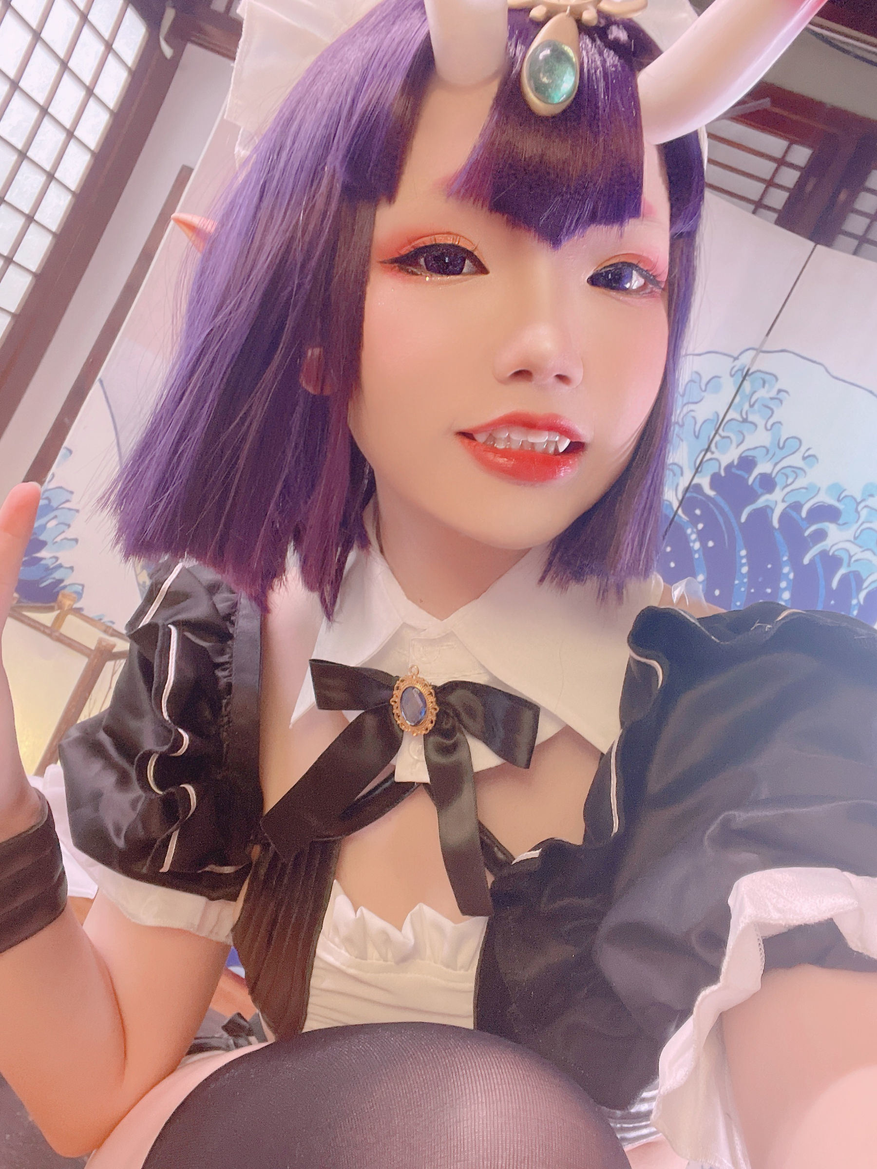 ネット有名人COS] Cosお姉さんスエキ - 酒呑童子メイド