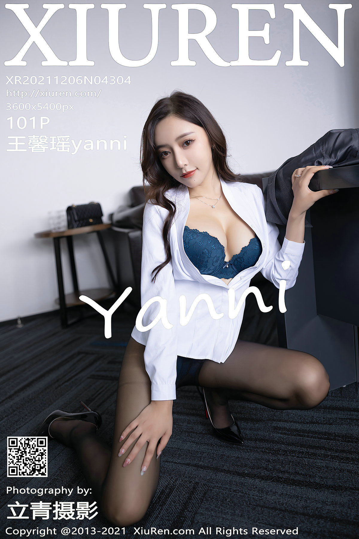 秀人XiuRen No.4304 王馨瑤Yanni OL黑絲制服寫真