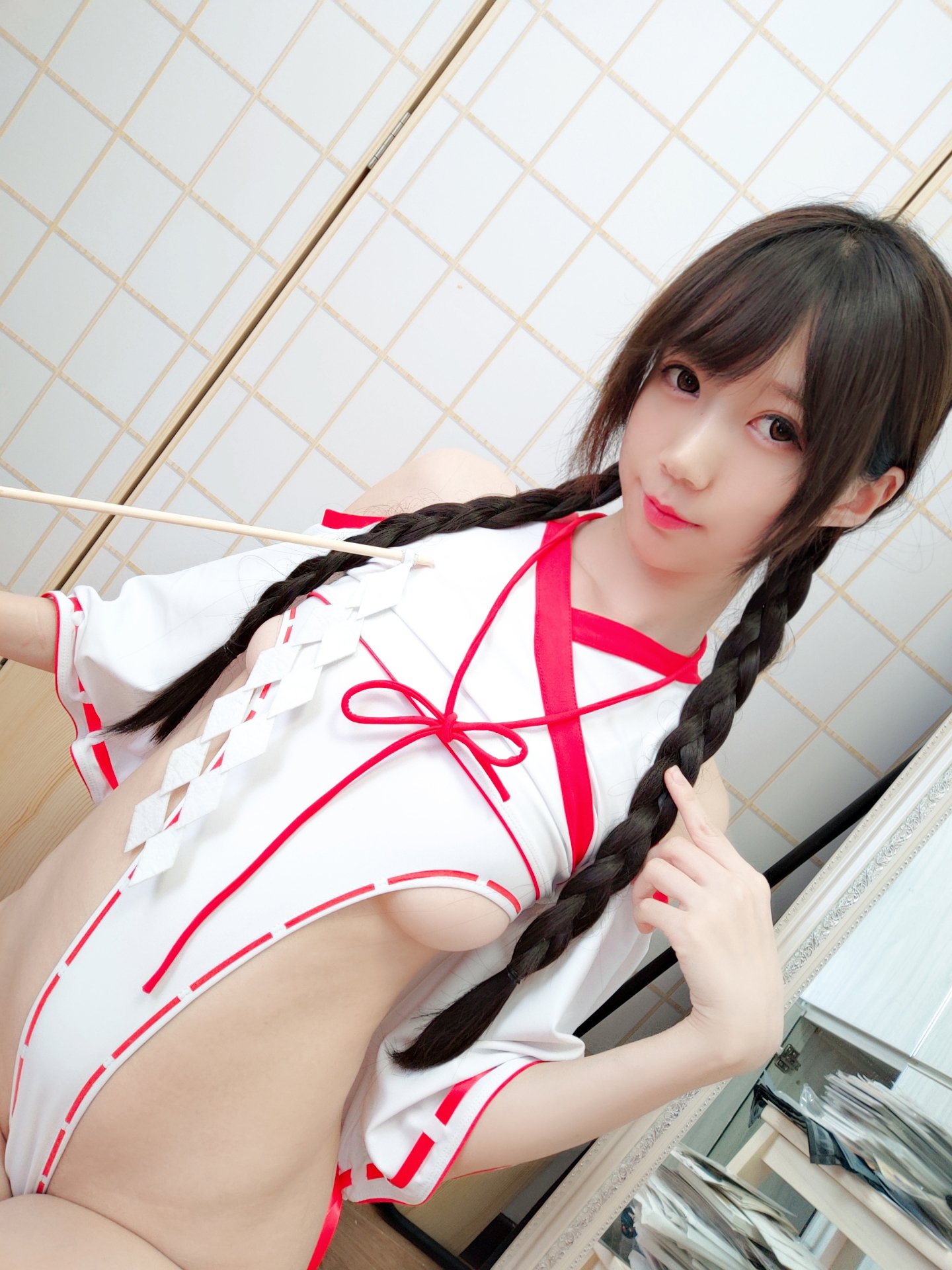 나기사마물먀] 무녀 셀카 패키지