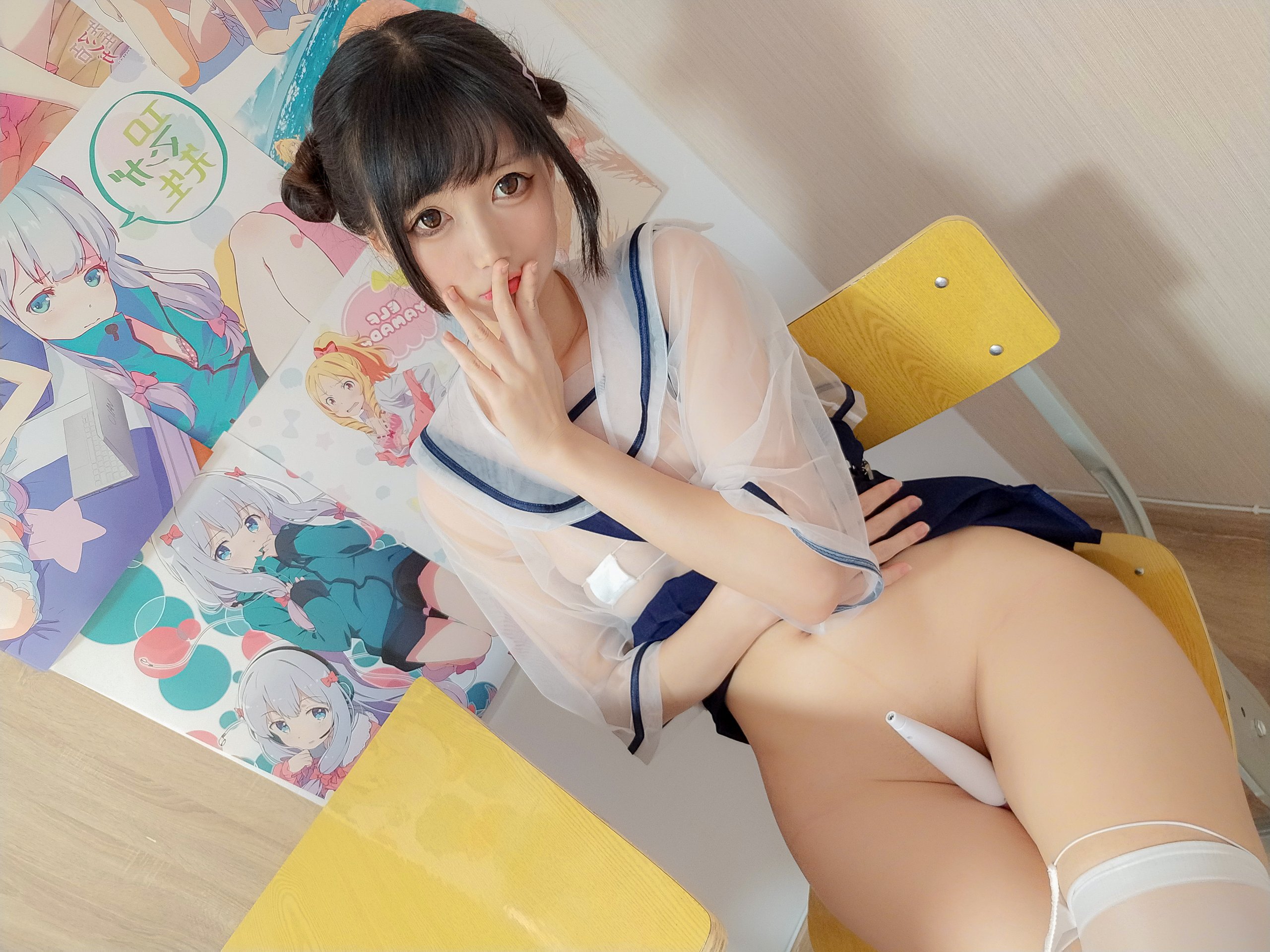 나기사마물냥] 투명한 귀여운 제복~