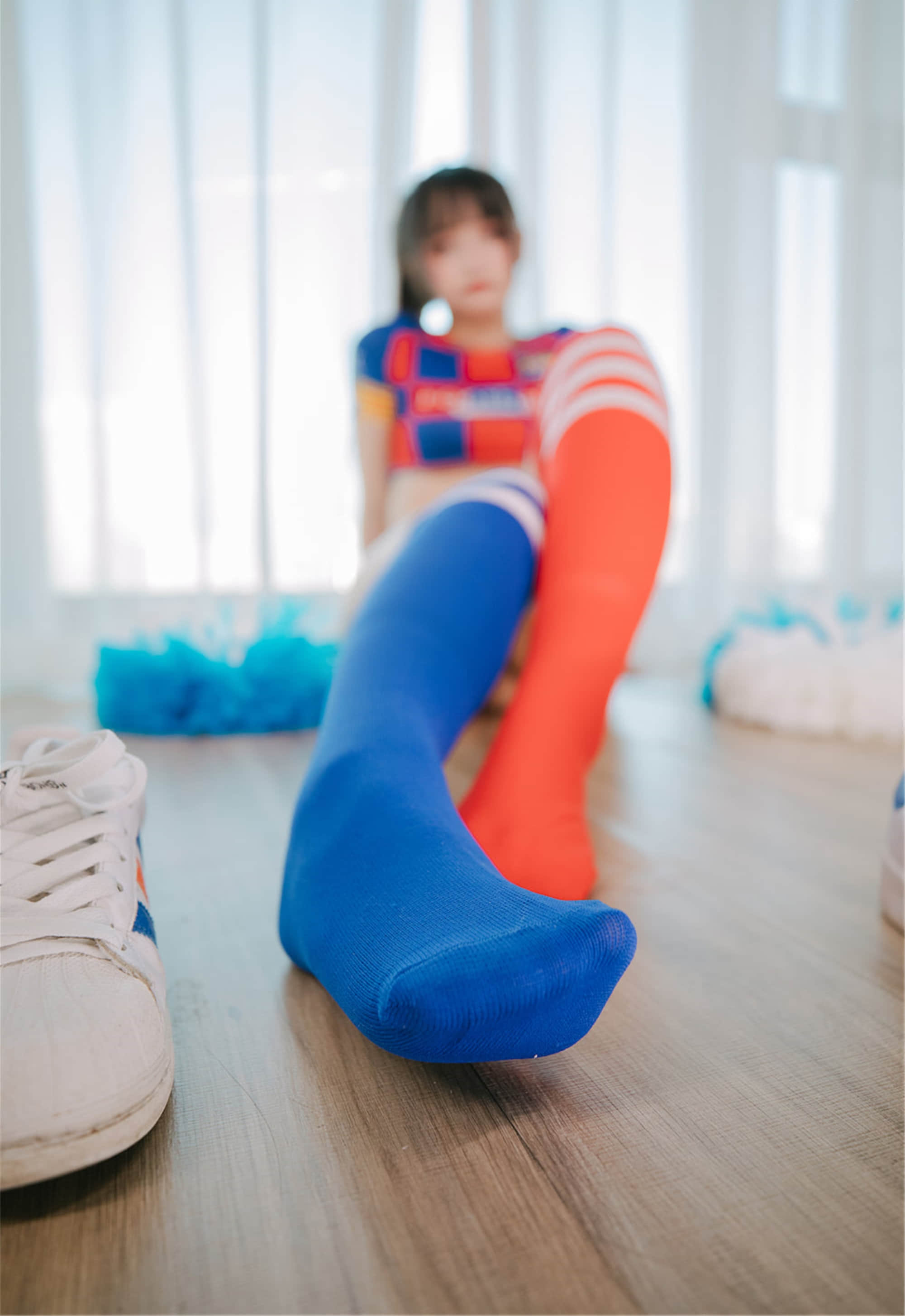 가구라자카 마후유 - 치어리더 소녀 하프타임 + 2V