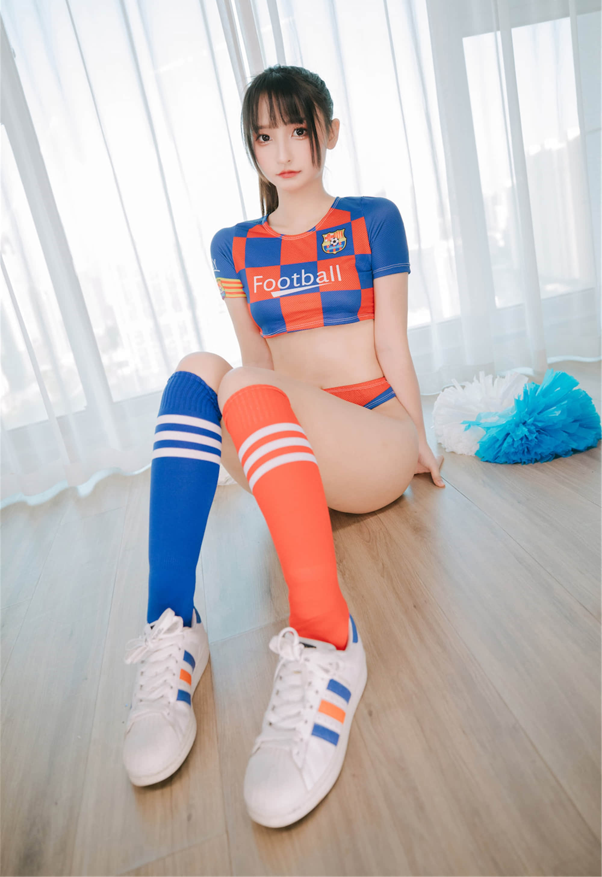 가구라자카 마후유 - 치어리더 소녀 하프타임 + 2V