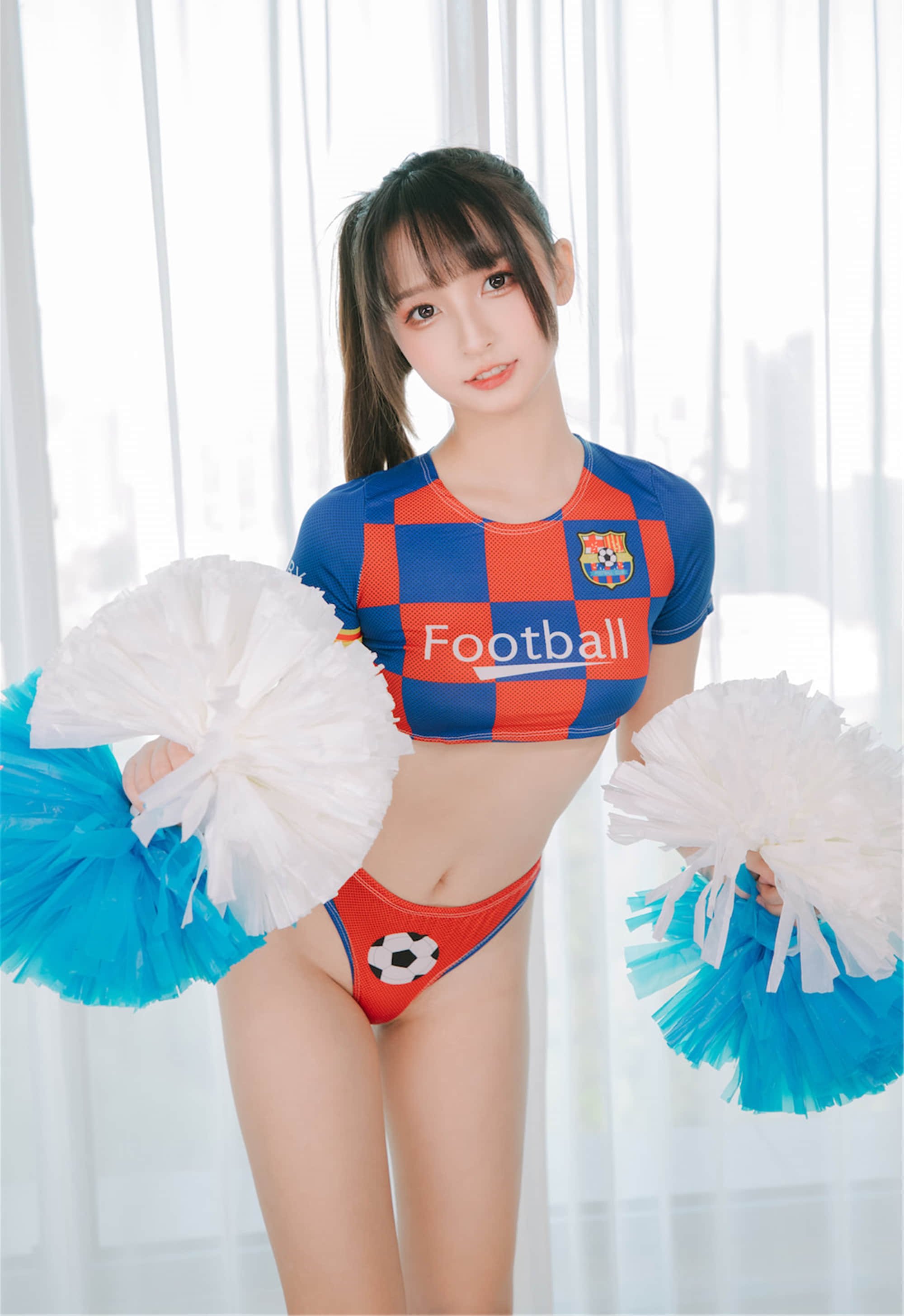 가구라자카 마후유 - 치어리더 소녀 하프타임 + 2V
